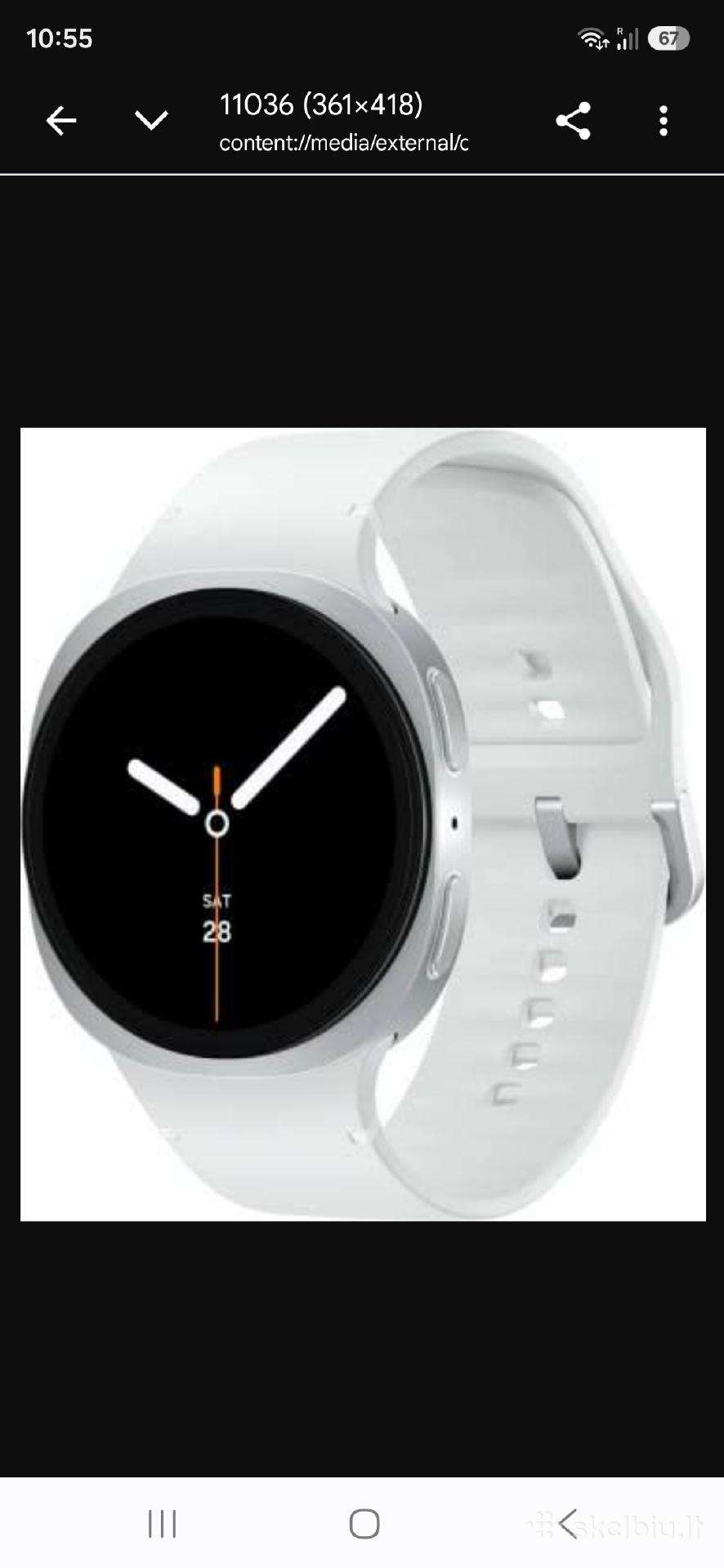 Perku Samsung watch 8 40mm šviesų