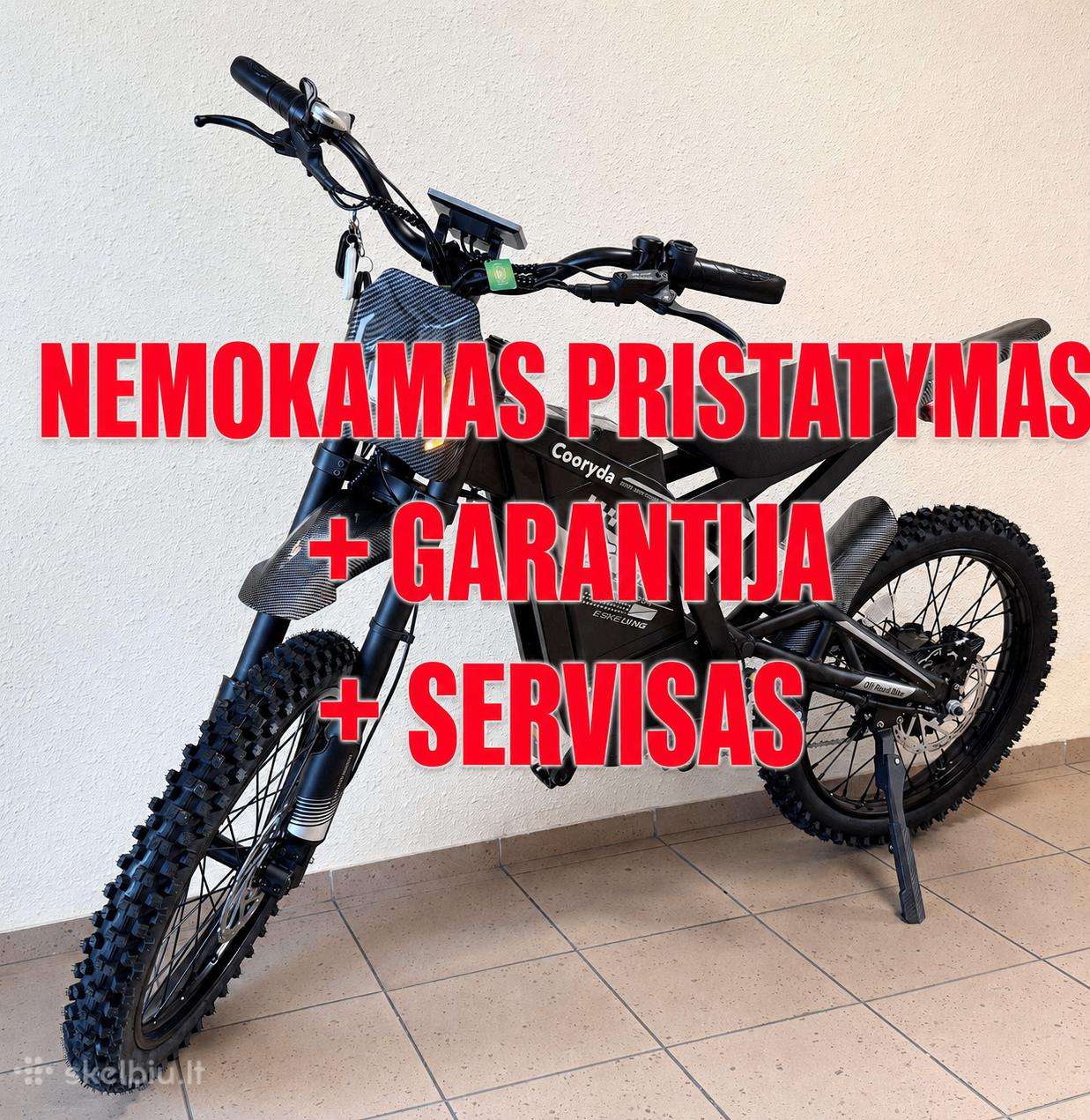 Gt2000 Cooryda elektrinis dviratis 2000w