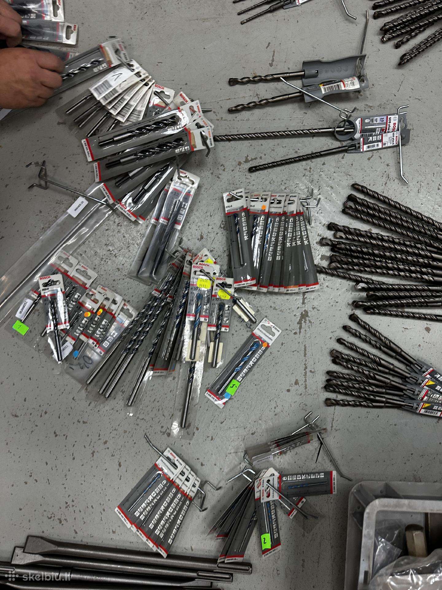 Bosch priedai kaltai gražtao pjukleliai