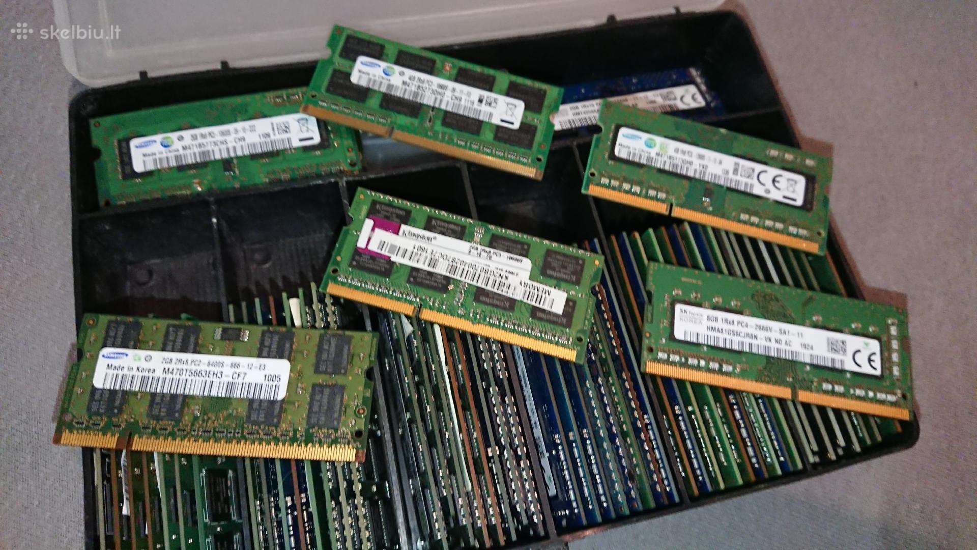 Ddr2, ddr3, ddr4 sodimm atmintis