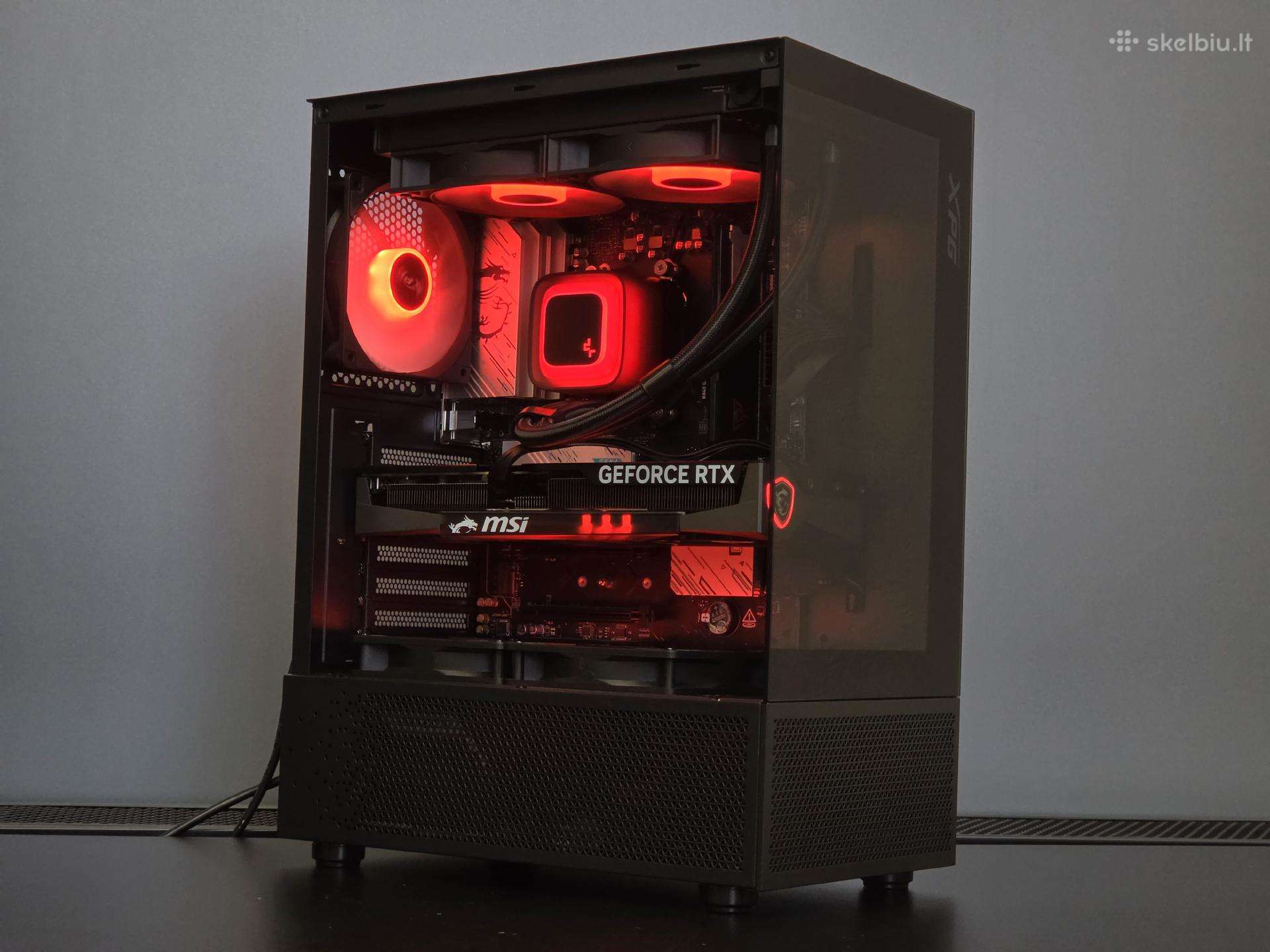 Ryzen 5 9600x kompiuteris su Rtx 5060 Ti, 16gb