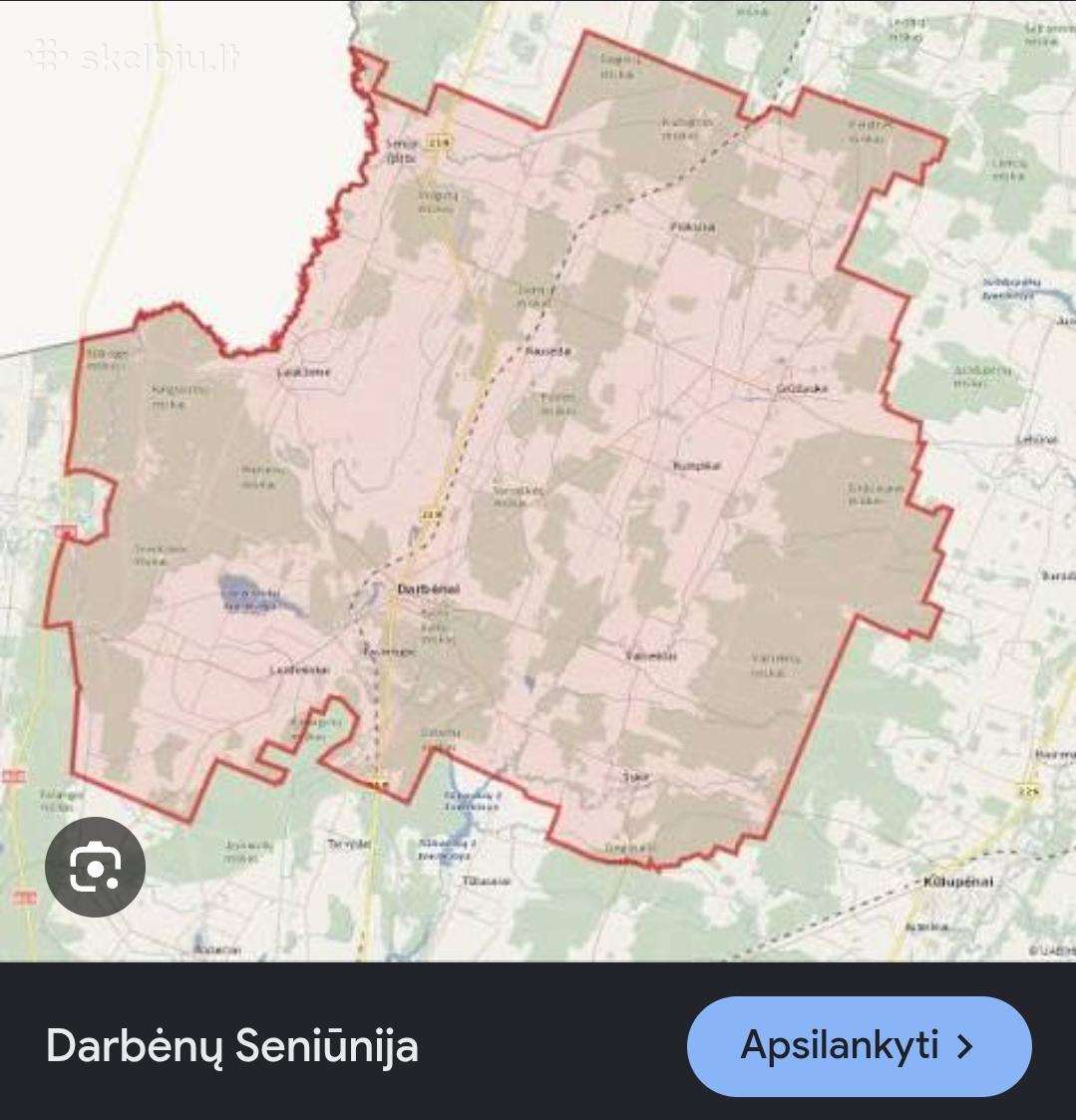 125 h. nuolat dirbamos žemes 4 km spindulyje