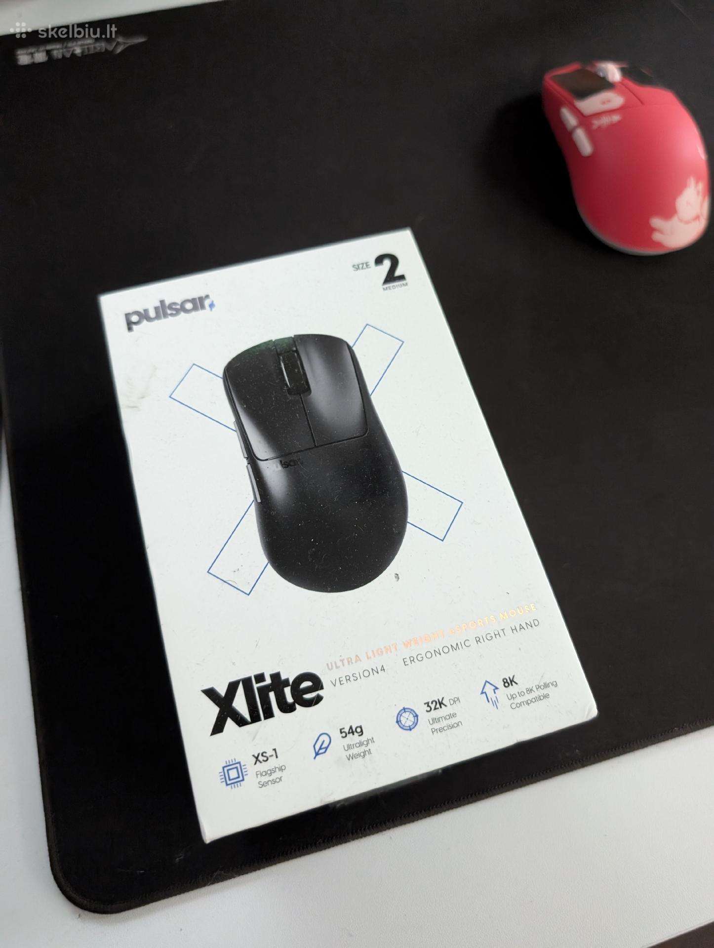 Pulsar Xlite V4 Size 2 Black Pelė