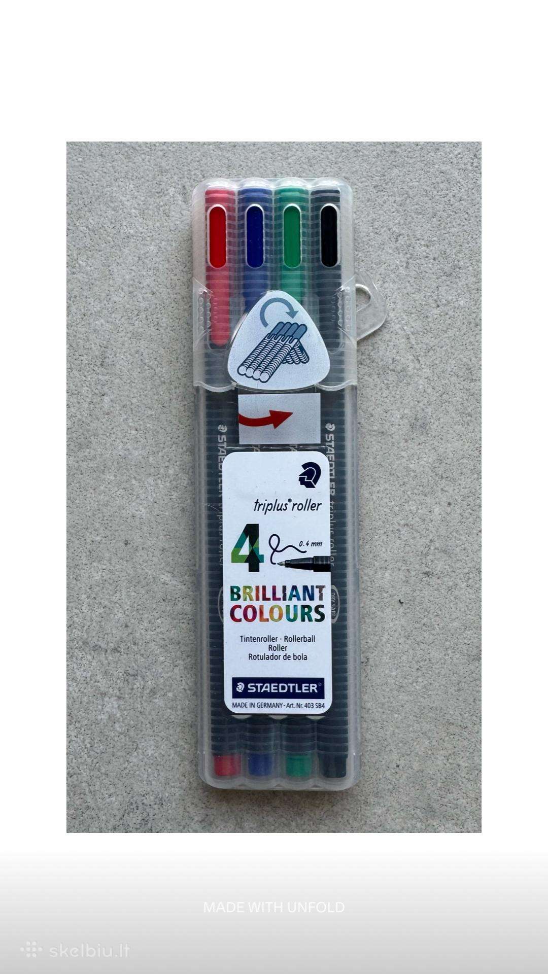 Naujas Staedtler spalvotų tušinukų rinkinys