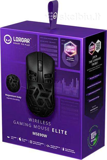 Pelė Lorgar Mse90w - 60eur.