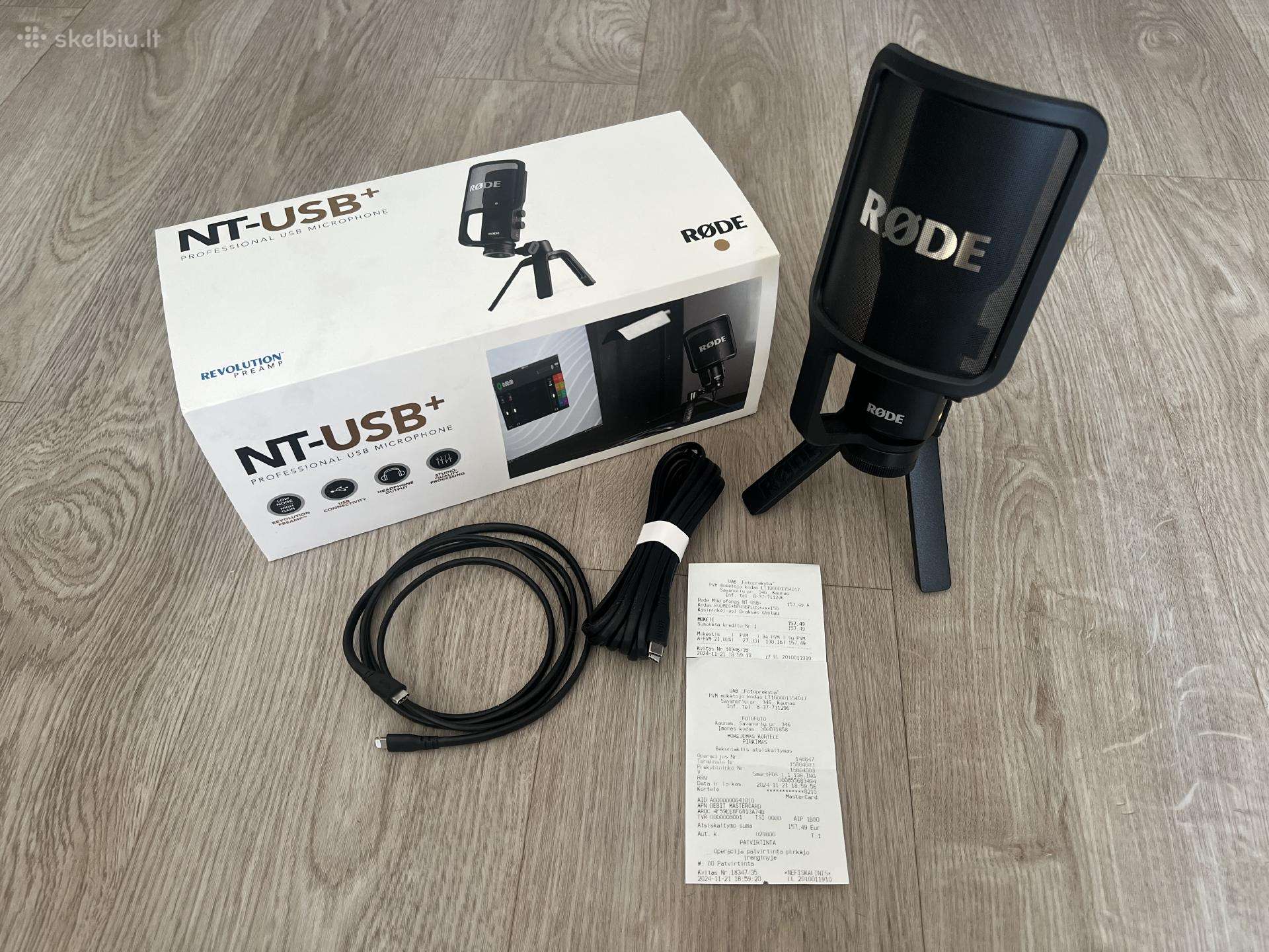 Rode Nt-usb+ su garantija