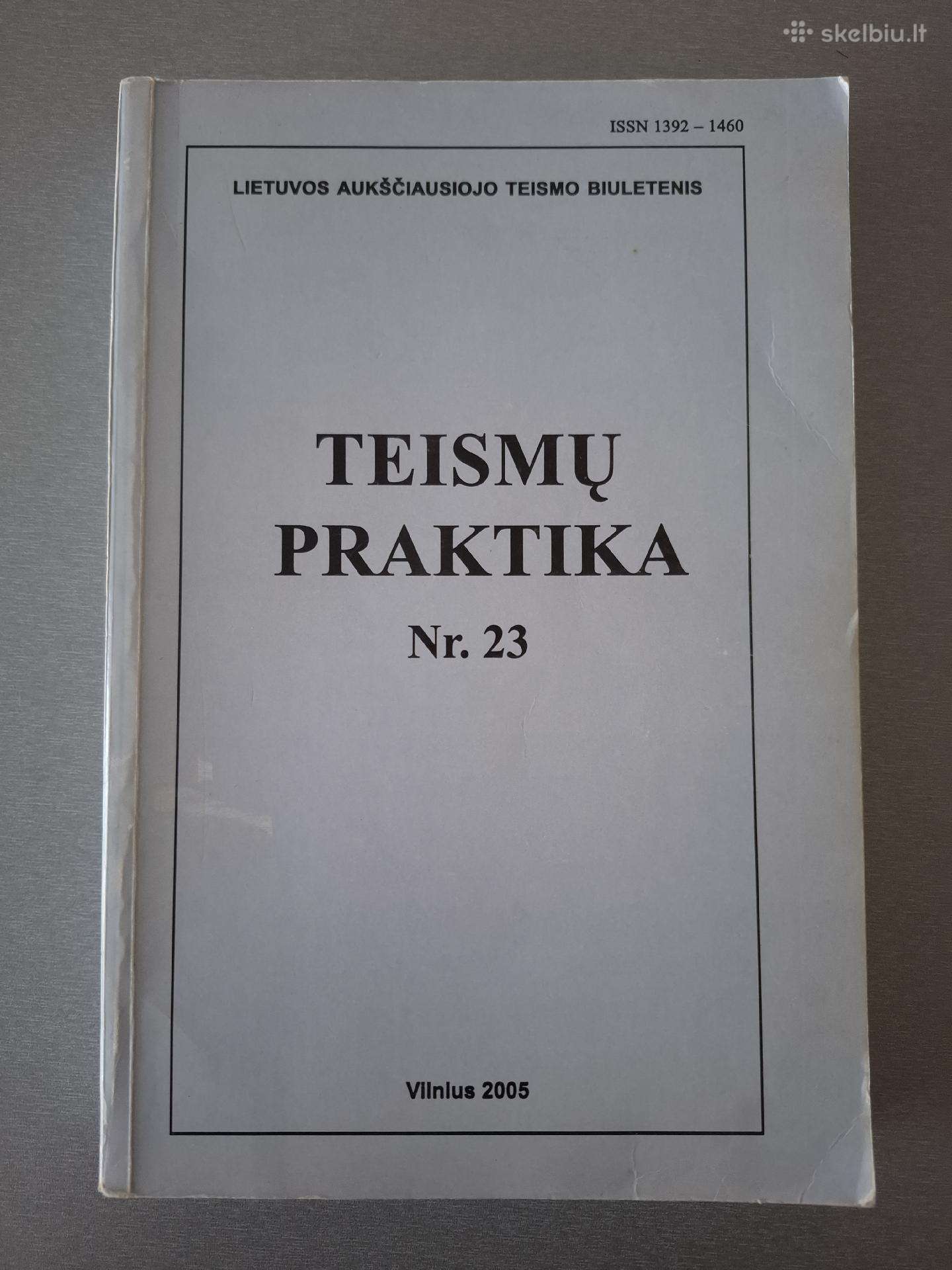Lat biuletenis "Teismų praktika" Nr. 23