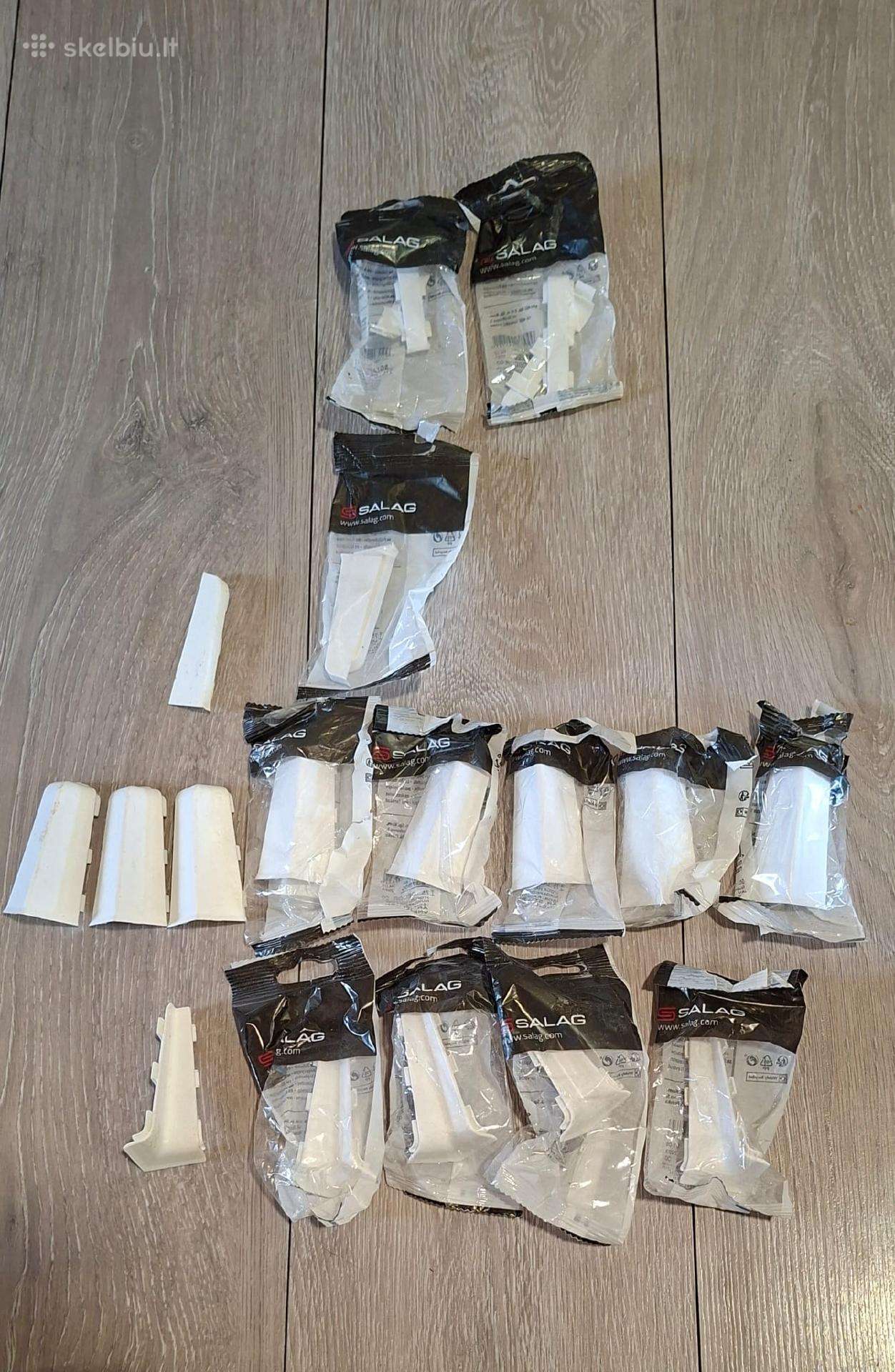 Grindjuosčių priedai / kampai Salag (balti, nauji