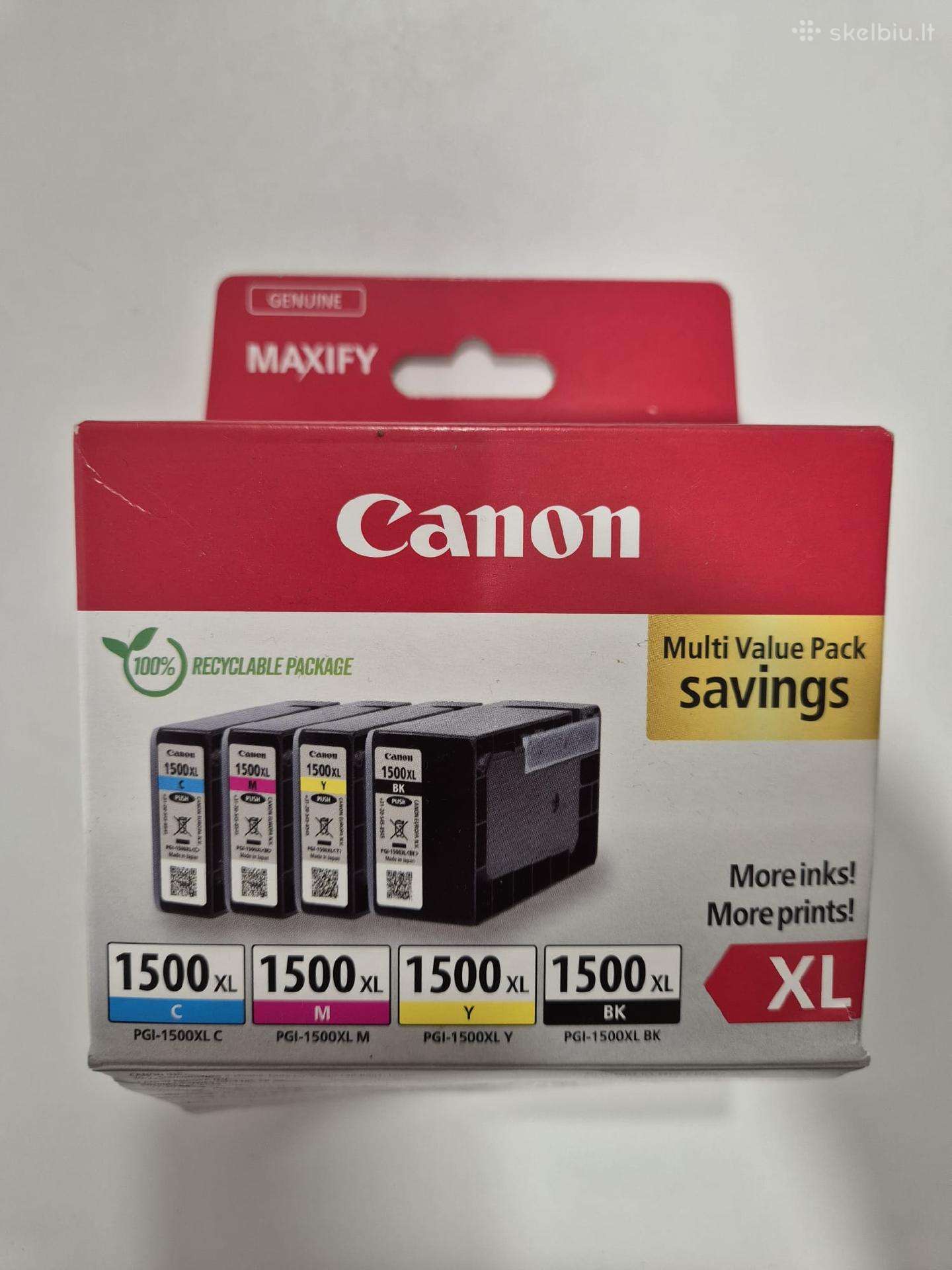 Canon rašalo kasetės Pgi-1500xl