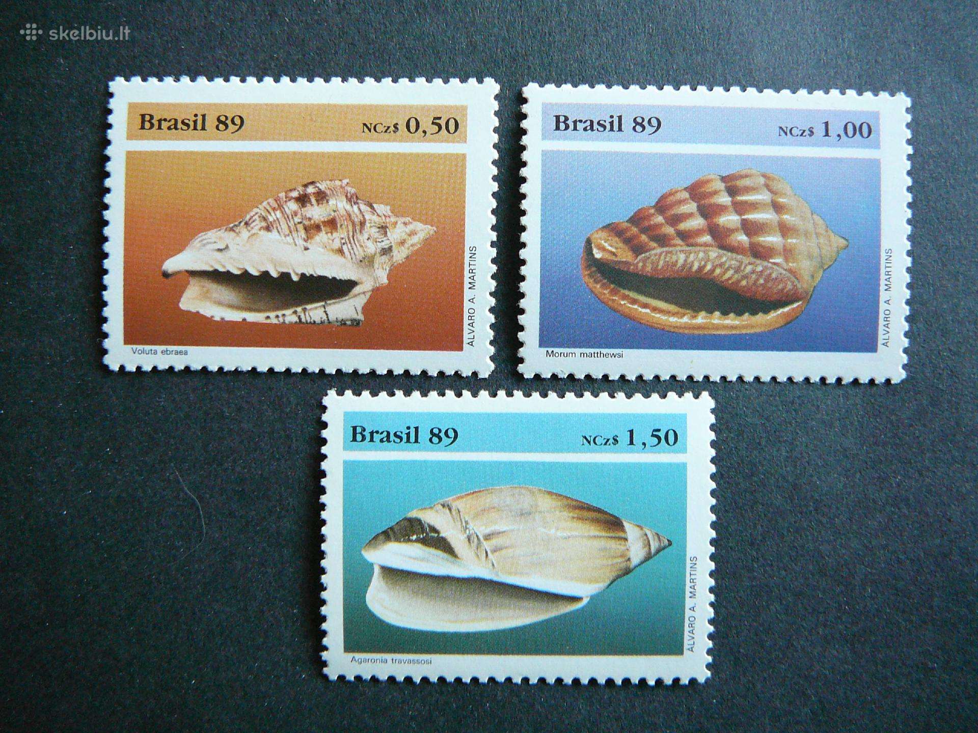 Kriaukles Brazilija 1989 svarus br24
