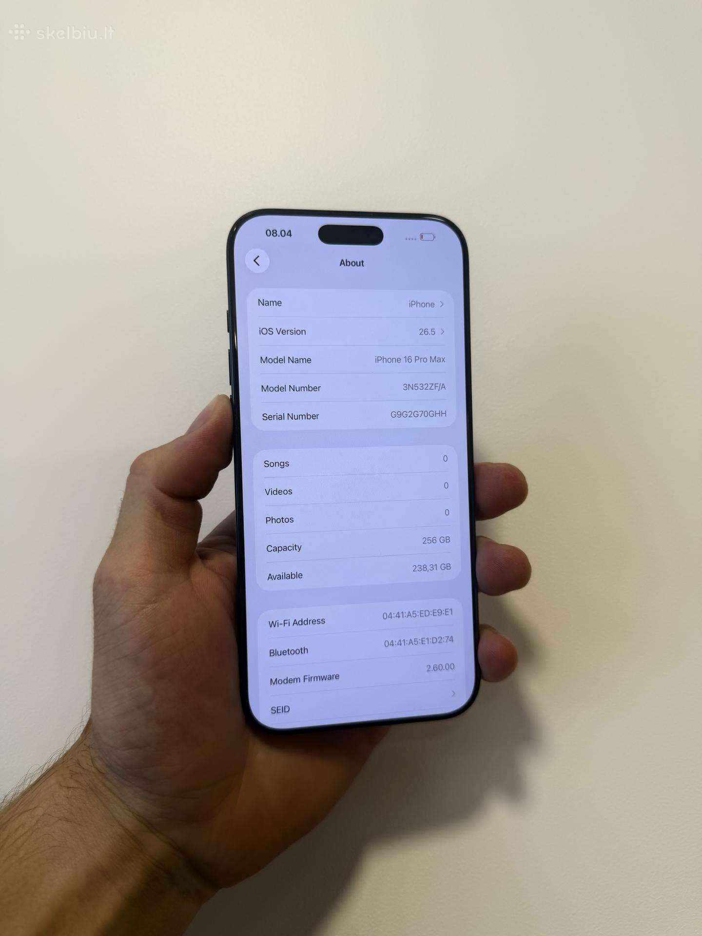 iPhone 16 Pro Max 256