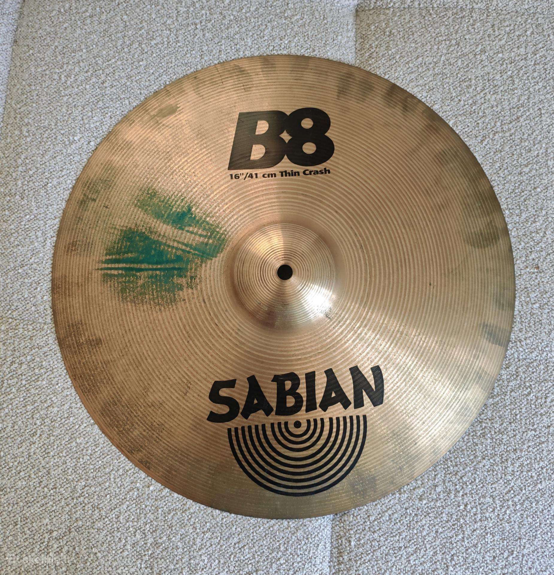 Sabian b8 thin crash 16"