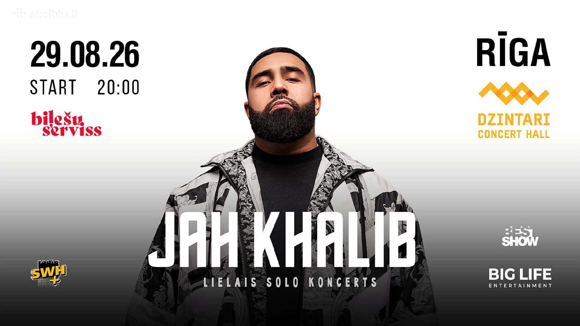 Jah Khalib 4 bilietai!