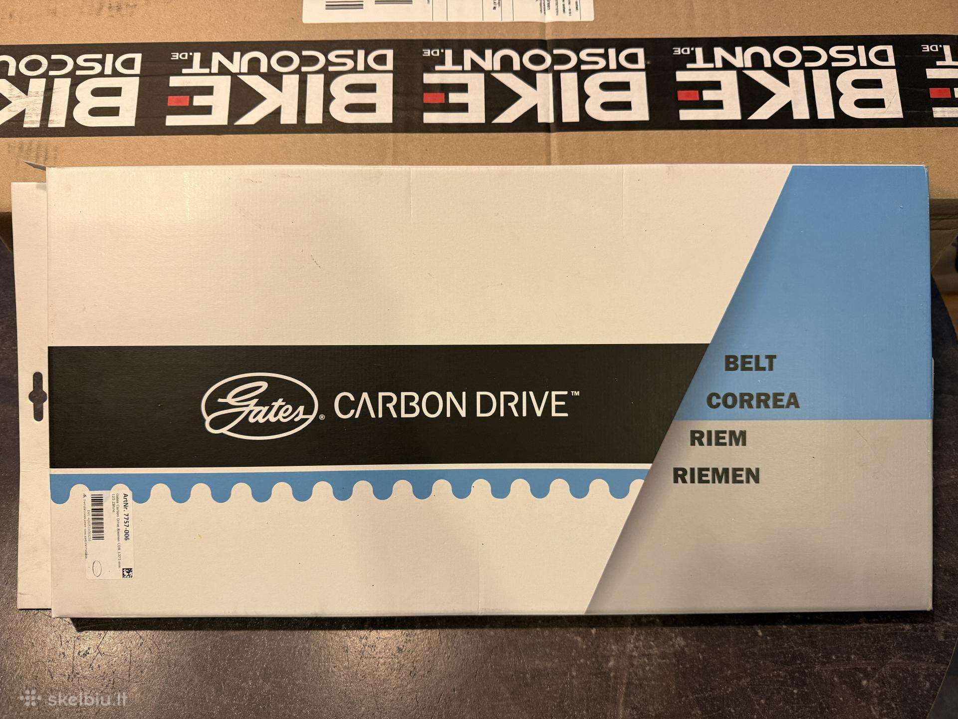 Naujas diržas Gates Carbon Drive Cdx 125 dantys