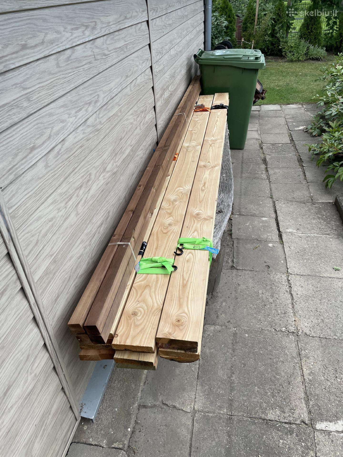 Medinės lentos 3 m, 14 cm, 2,9 cm + tašeliai