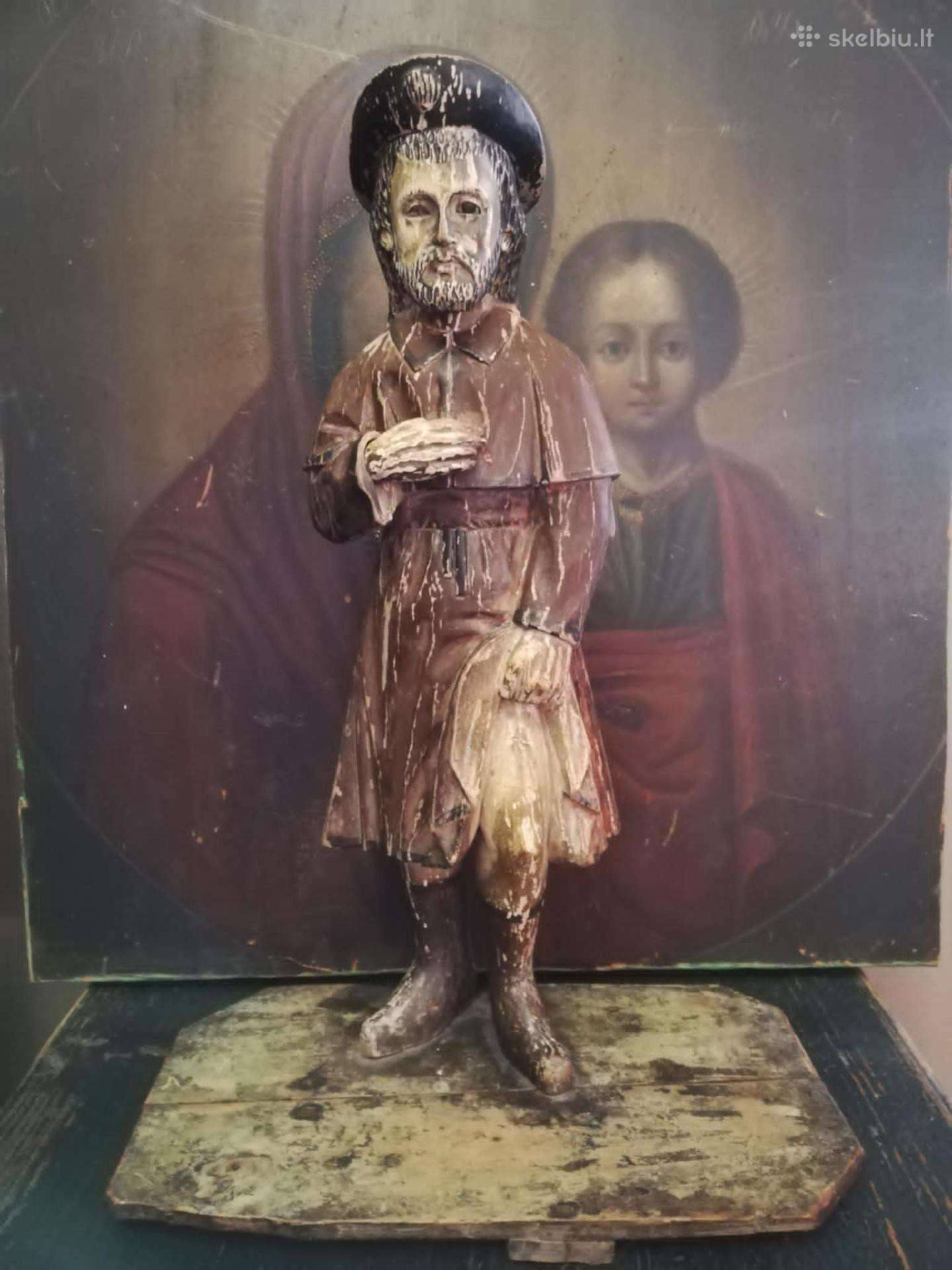 Religija.medinis Šv. Rokas.