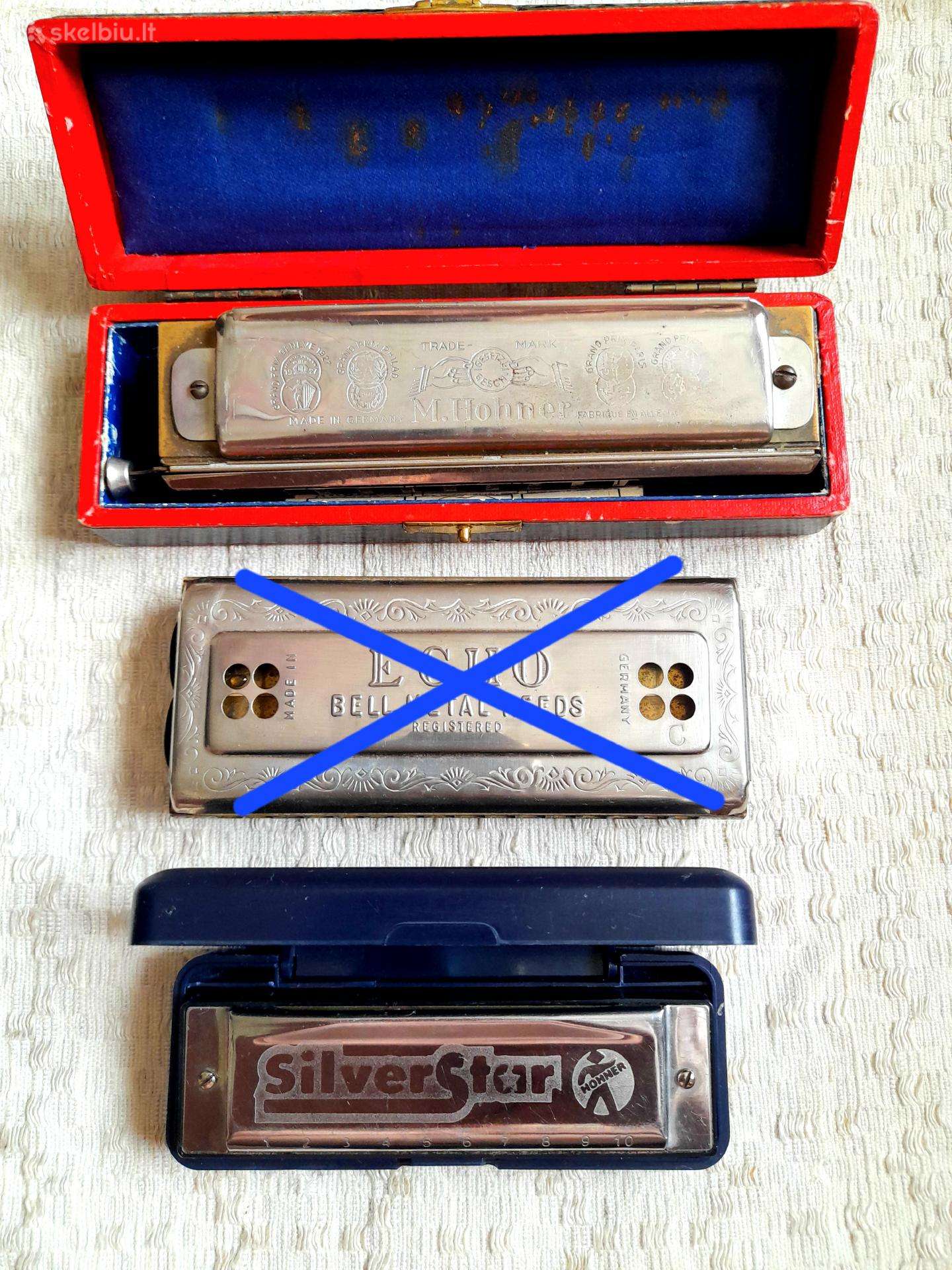 Lūpinės armonikėlės "Hohner"