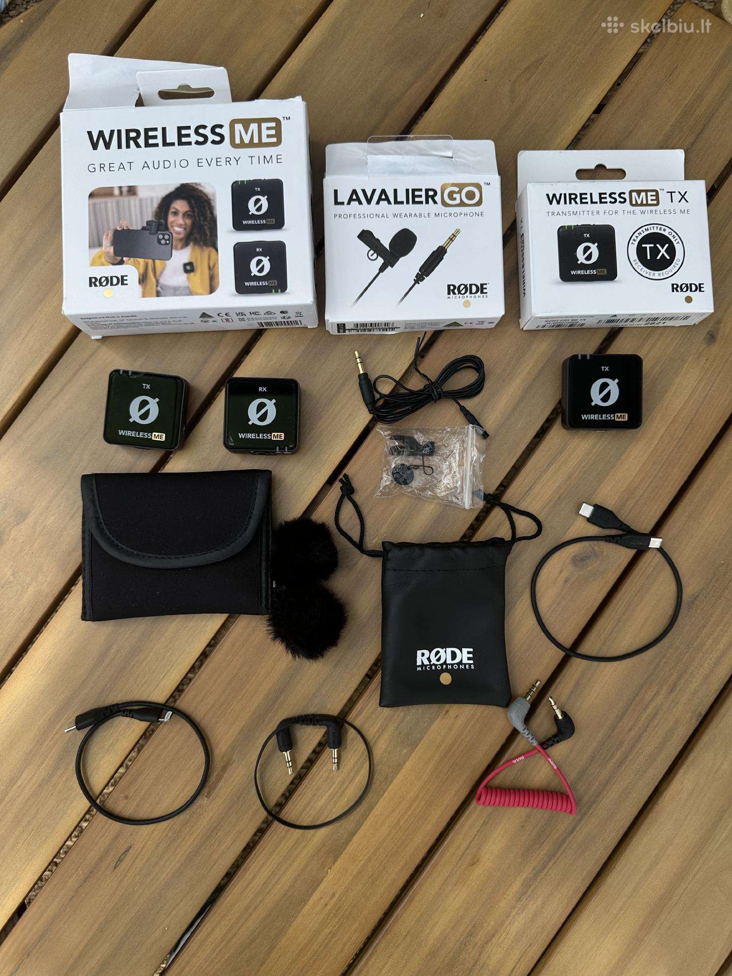 Rde Wireless Me + papildomas Tx + Lavalier Go