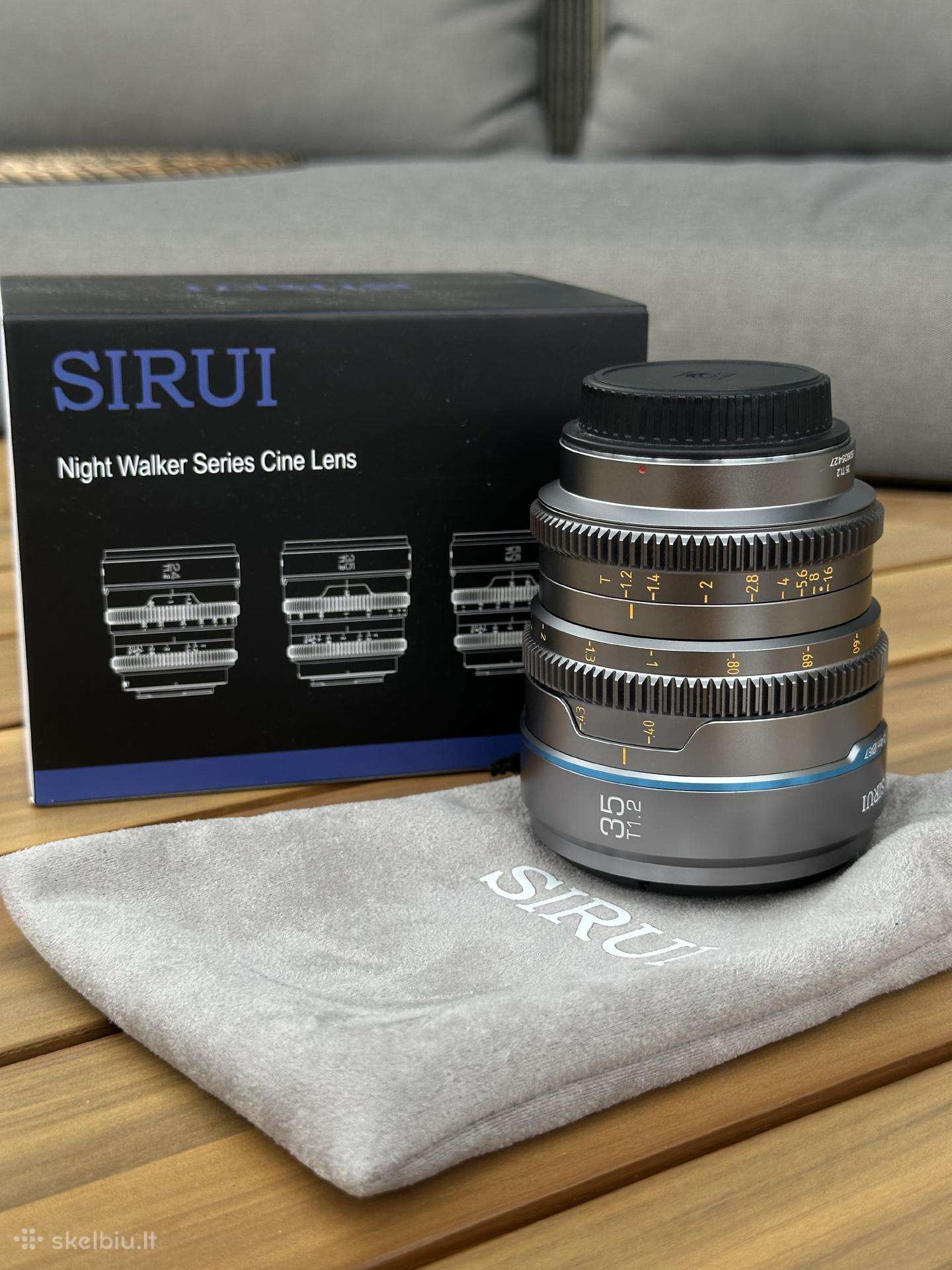 Sirui Nightwalker 35mm T/1.2 – Sony E mount