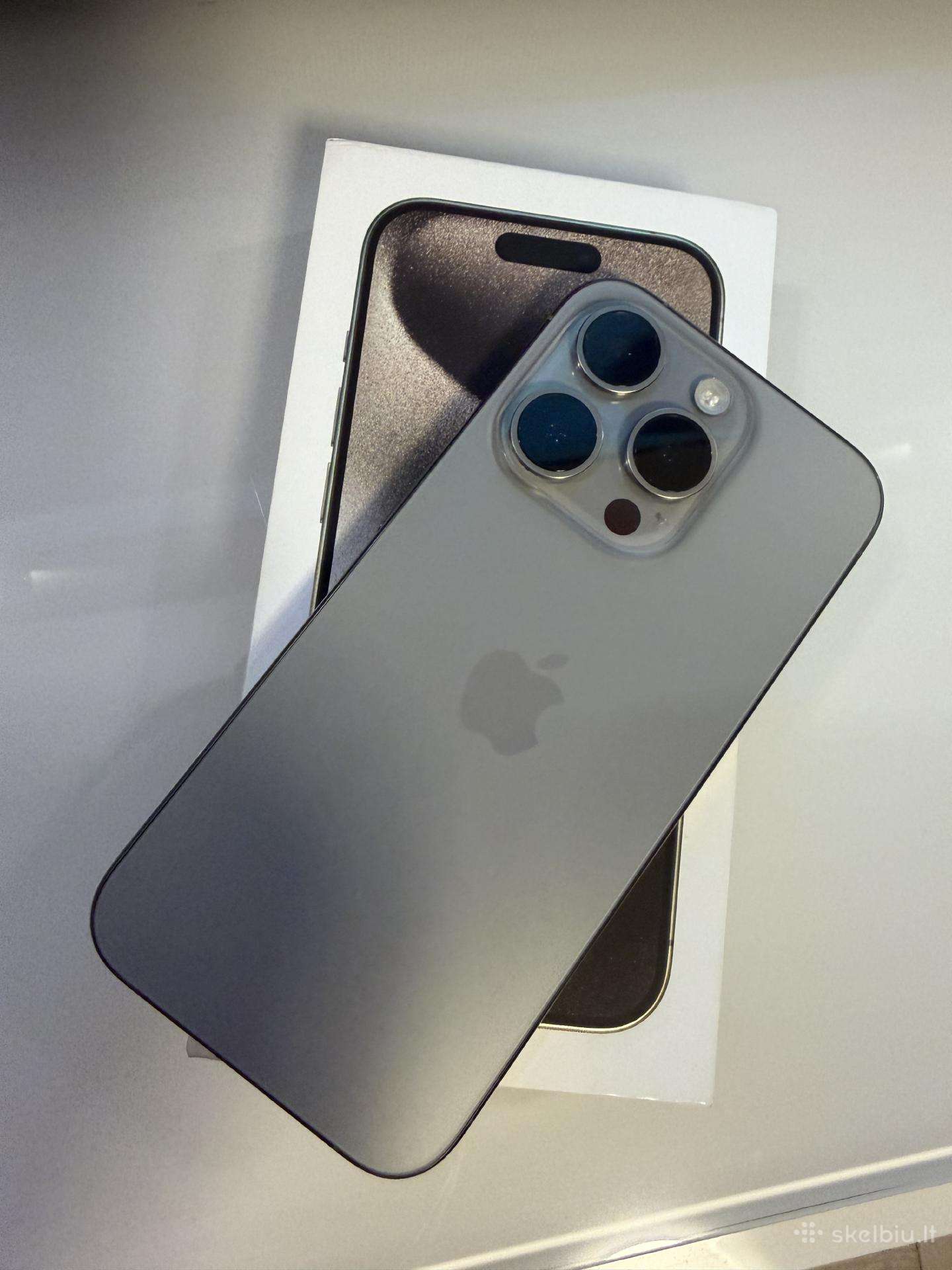iPhone 15 pro natural titan 256gb