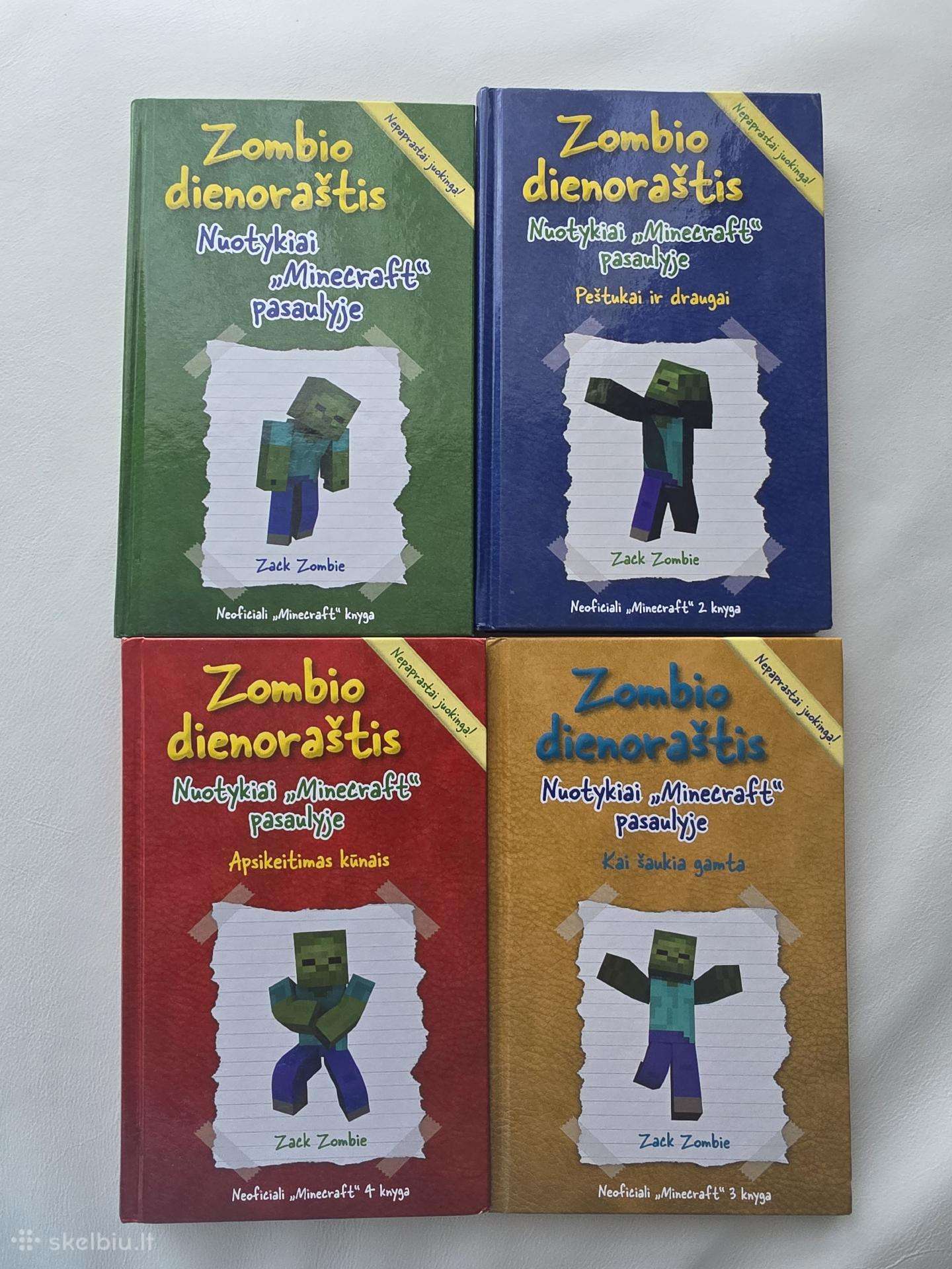 Zombio dienoraštis – 4 knygų rinkinys