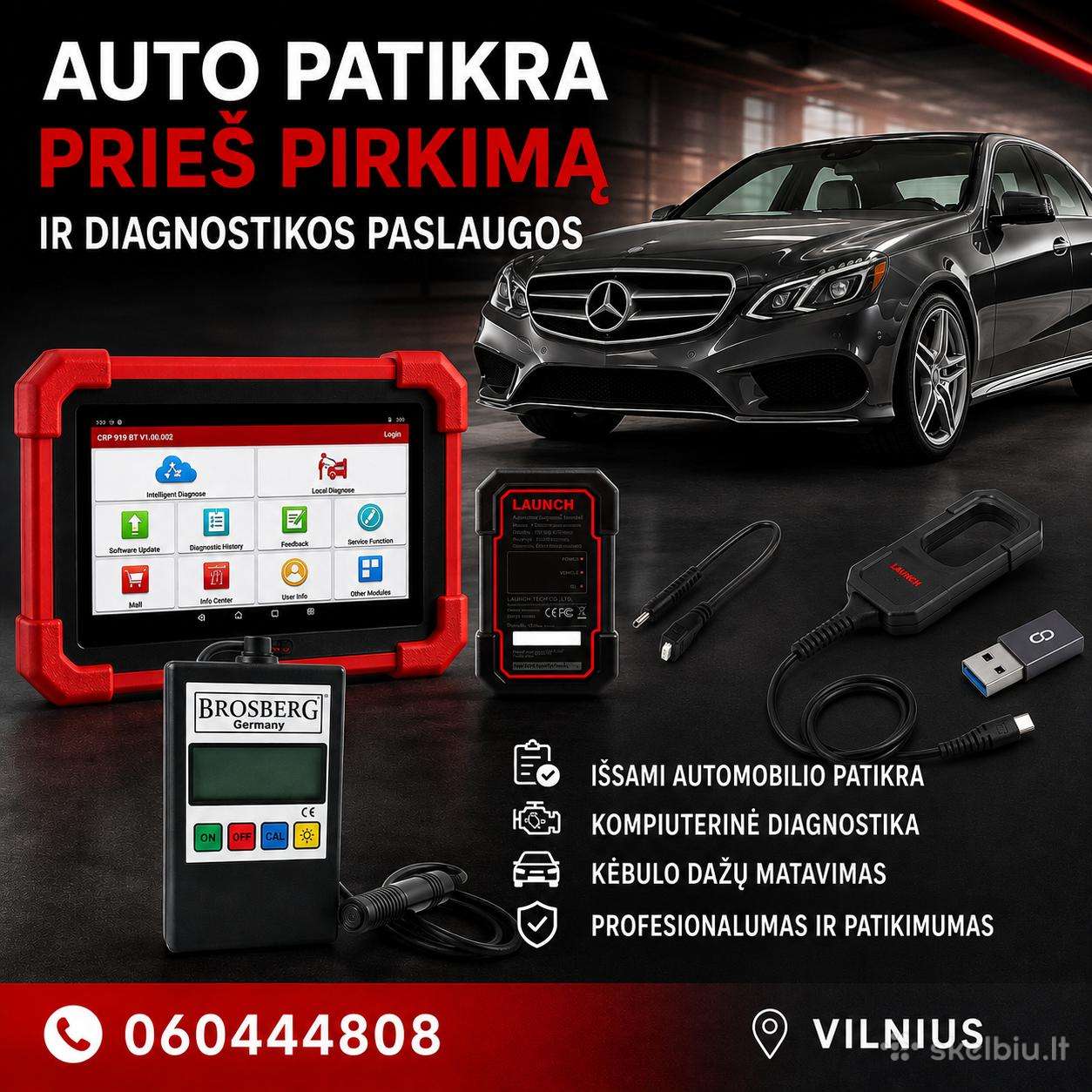 Auto diagnostika / patikra