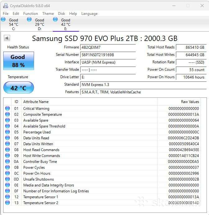 Samsung 970 EVO Plus 2tb