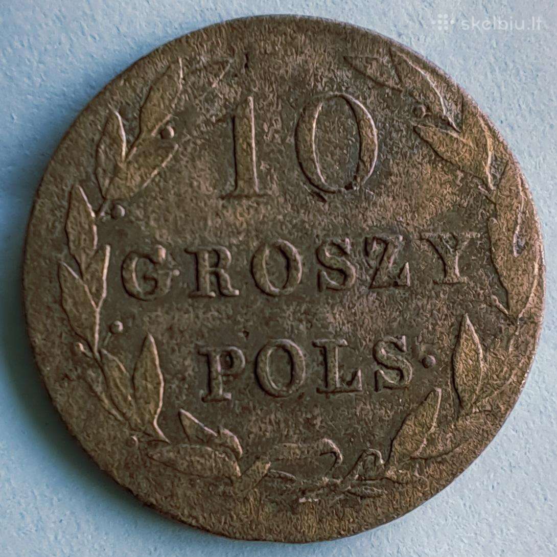 1820 Lenkija 10 grašių