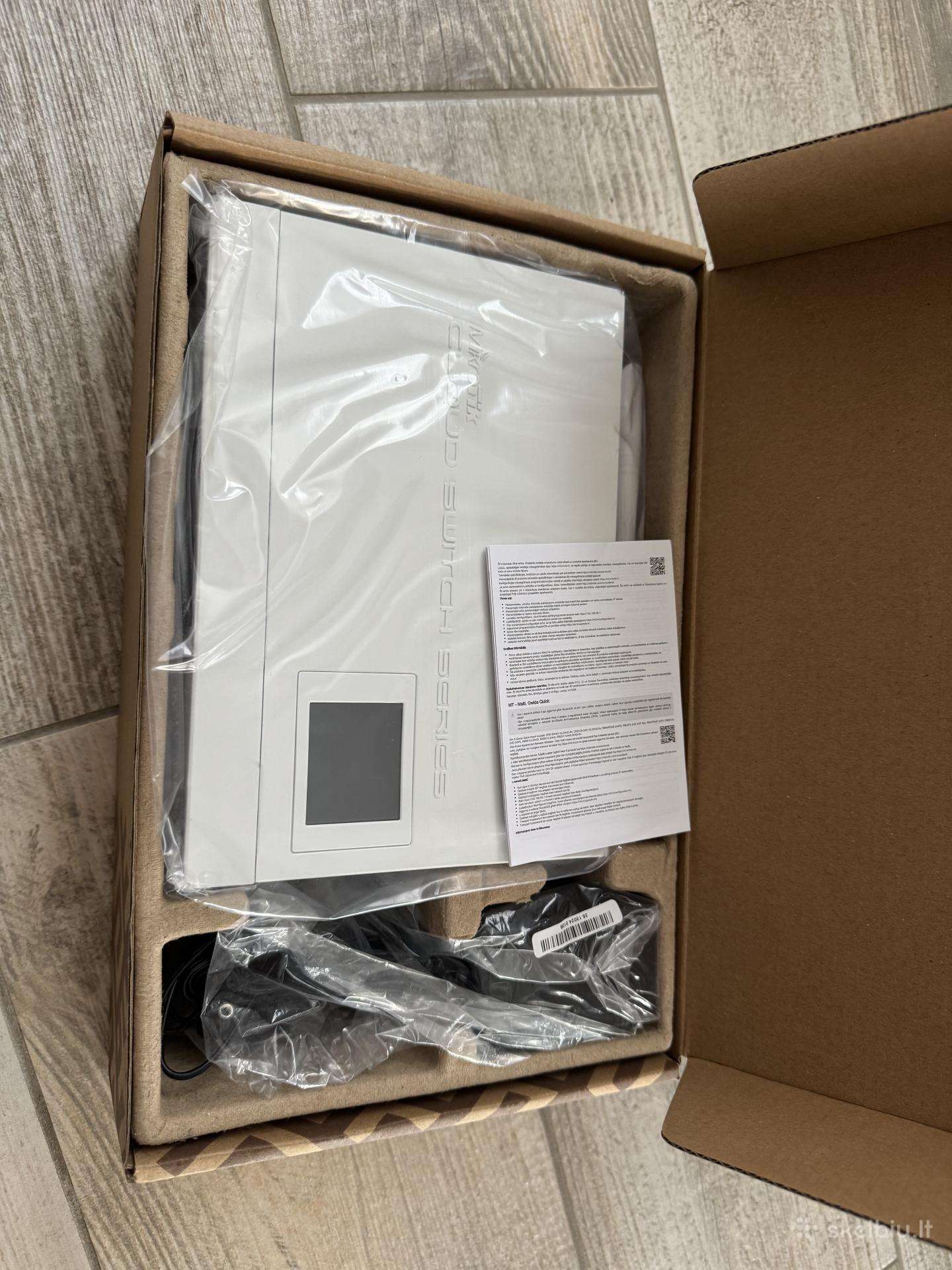 Parduodu Mikrotik Cloud Router Switch Crs109-8g-1s