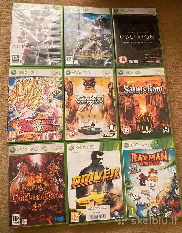 Xbox 360 Zaidimu Rinkinys