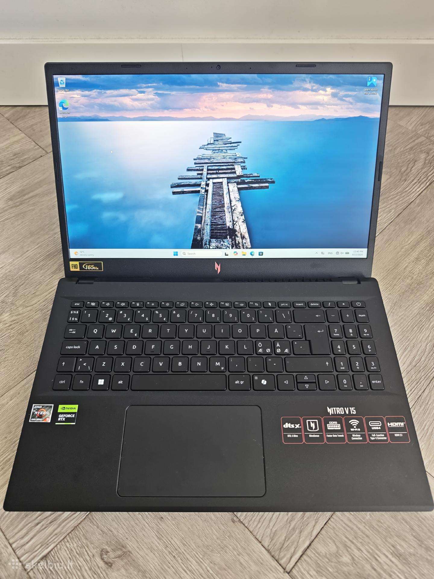 Acer Nitro V15, Ryzen 5, Rtx 3050