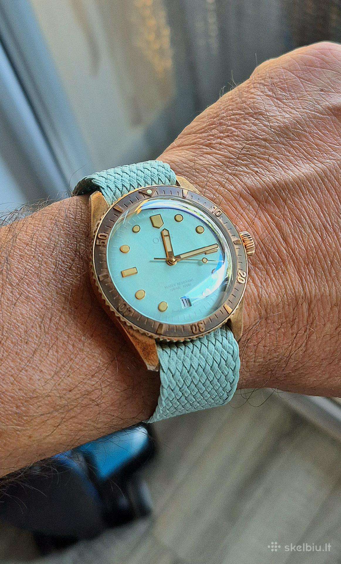 Oris sixty five cotton candy diver 38mm. Bronza