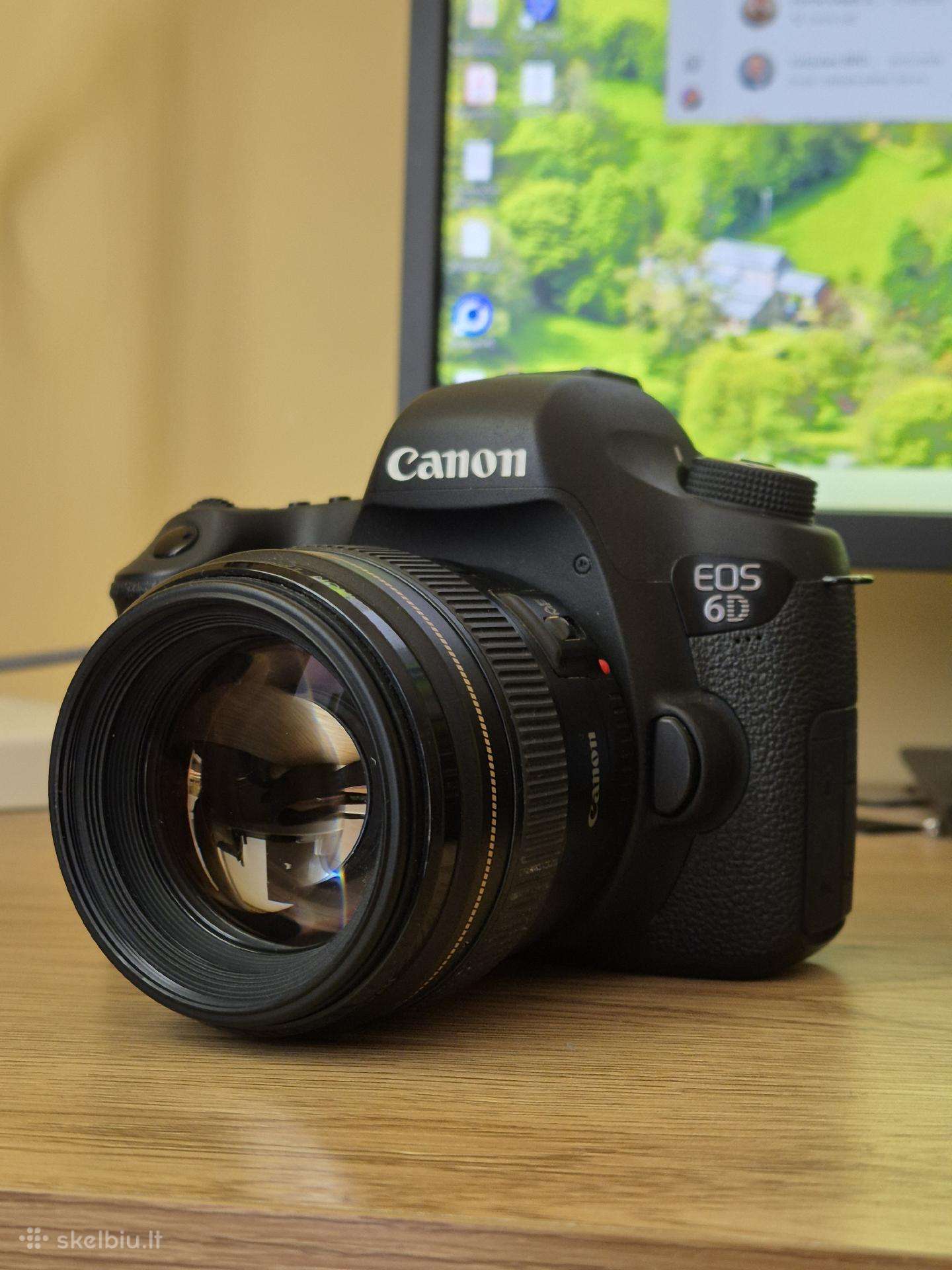 Canon EOS 6d + Canon Ef 85mm f/1.8 mažai naudota