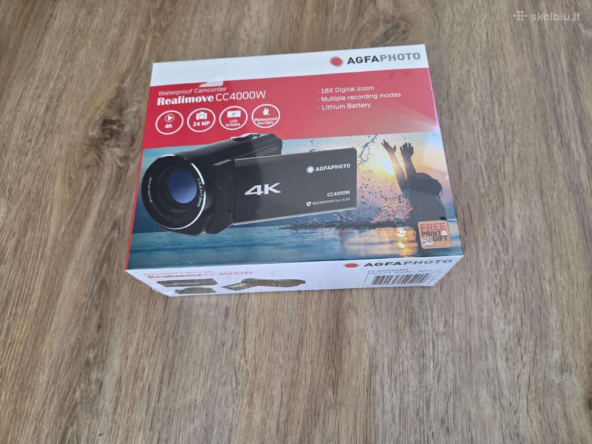 Agfaphoto Realimove Cc4000w 4k Veiksmo kamera