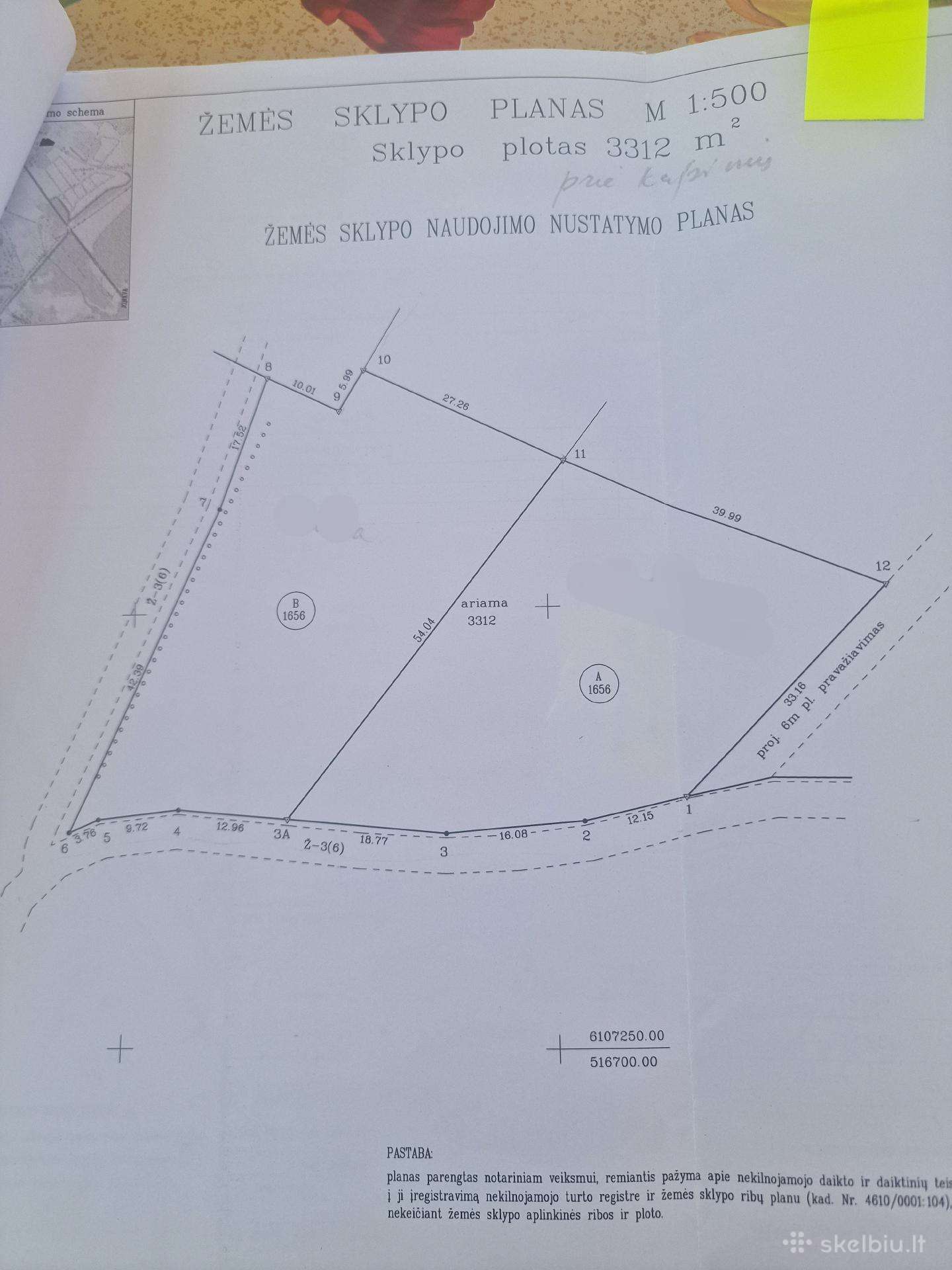 Žemės ūkio paskirties sklypas Jonavos raj.