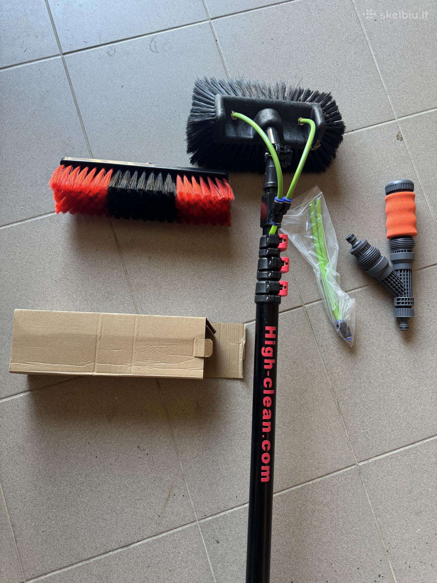 Aliuminis teleskopinis kotas plovimui high-clean