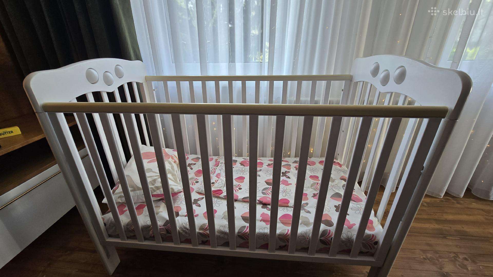 Yappykids lovytė 1200x600mm su čiužiniu