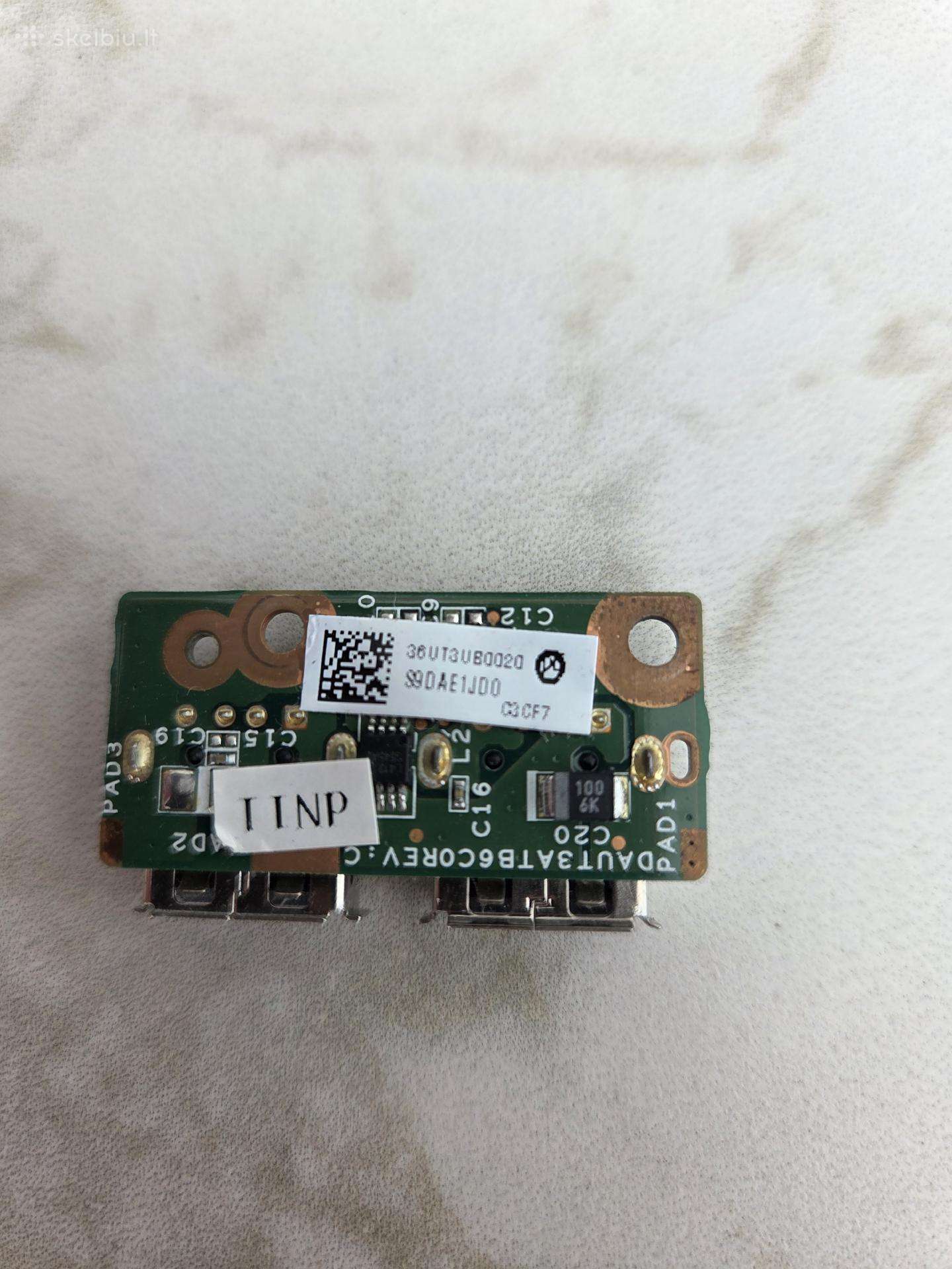 Hp Pavilion Dv6 Dv7 Usb plokštė 2x Usb Daut3atb6c0