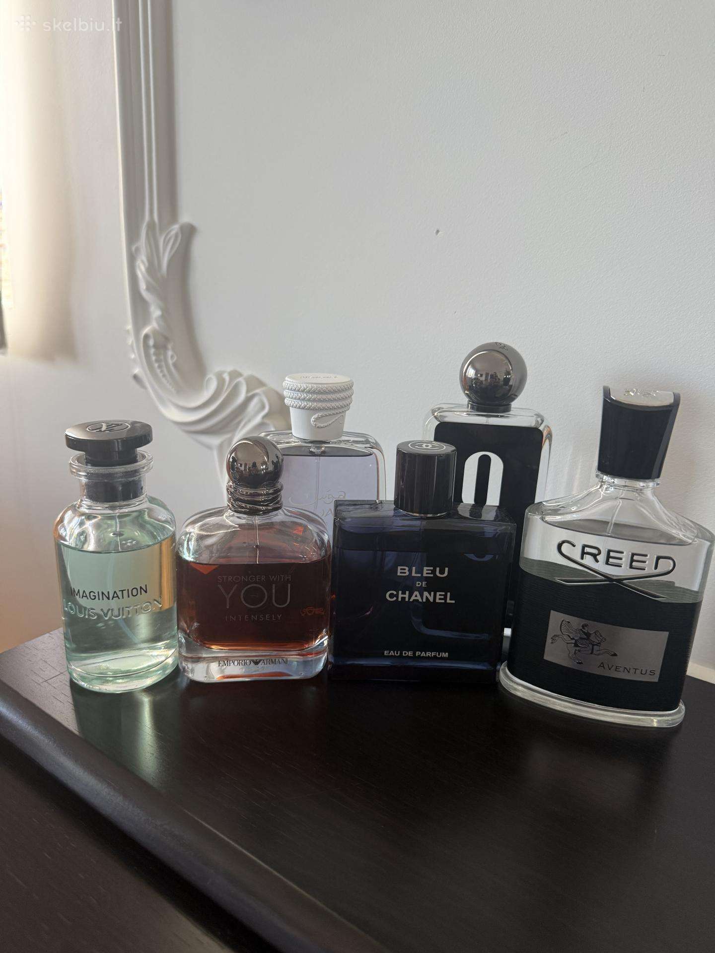 Chanel, Creed, Lv, Armani Kvepalai 5ml ir 10ml