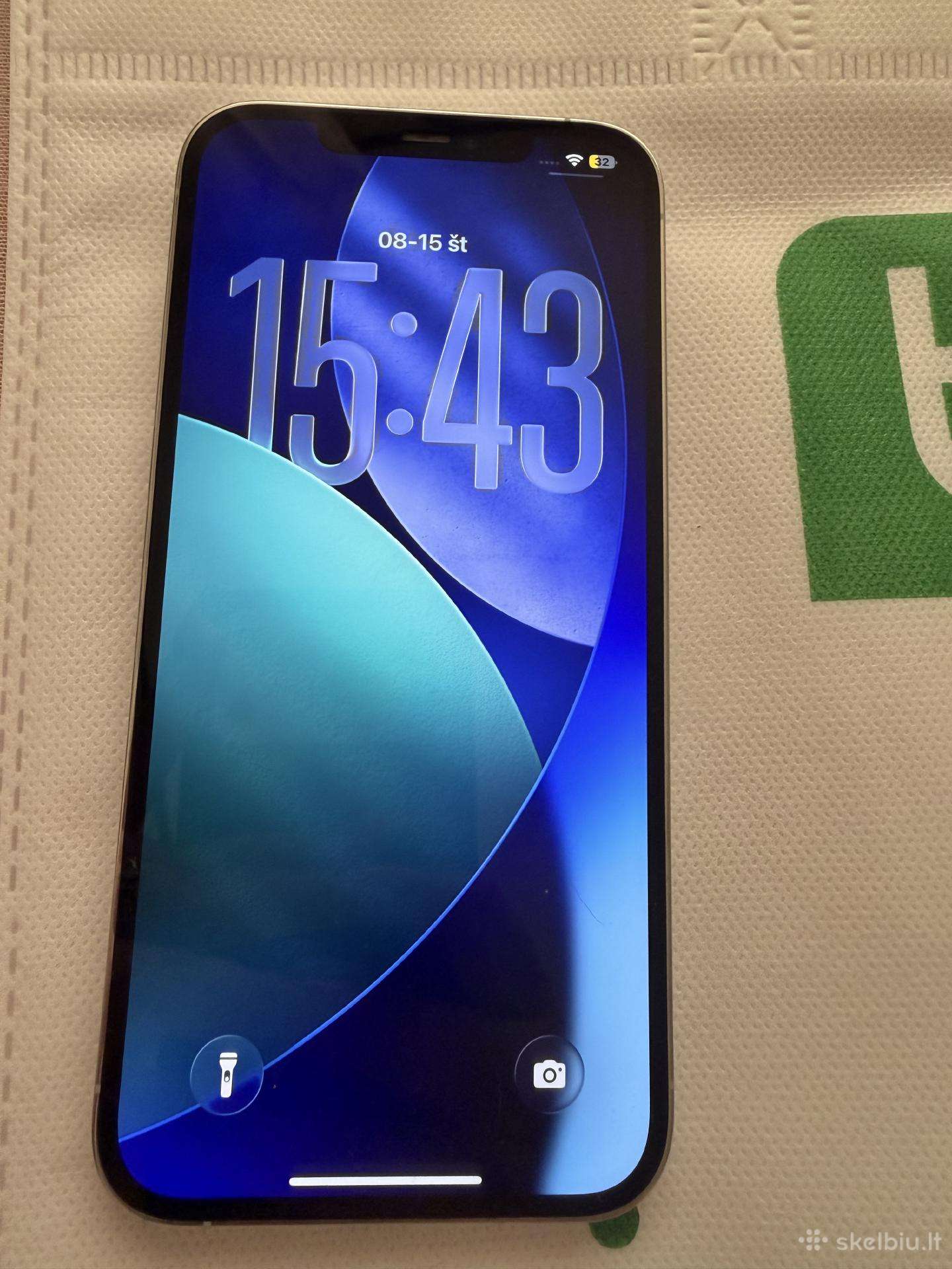 Parduodamas iPhone 12 pro max baltas