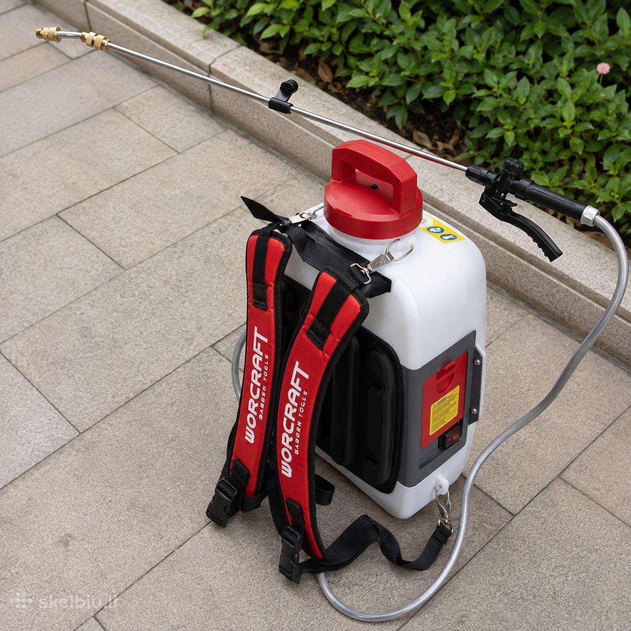 Akumuliatorinis slėginis purkštuvas Worcraft 20v,
