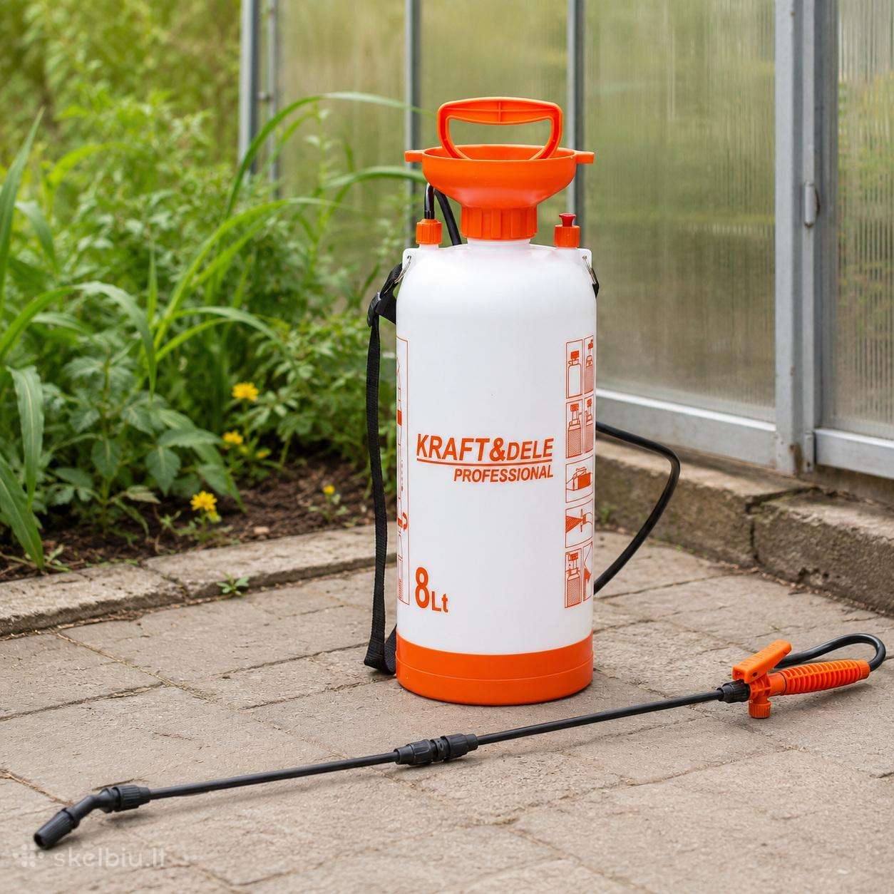 Slėginis purkštuvas Kraft&dele Kd2034, 8l