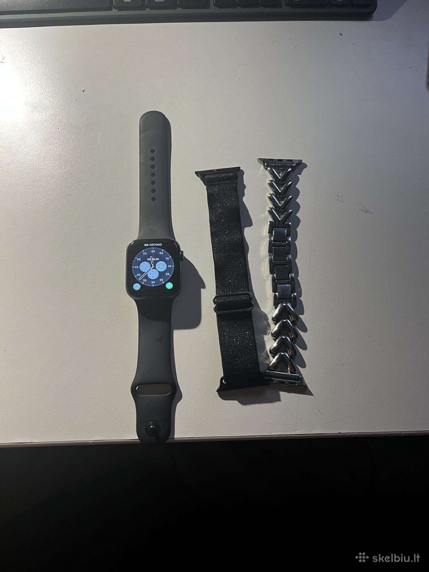 Apple watch Se 1 44mm + 3 apyrankės