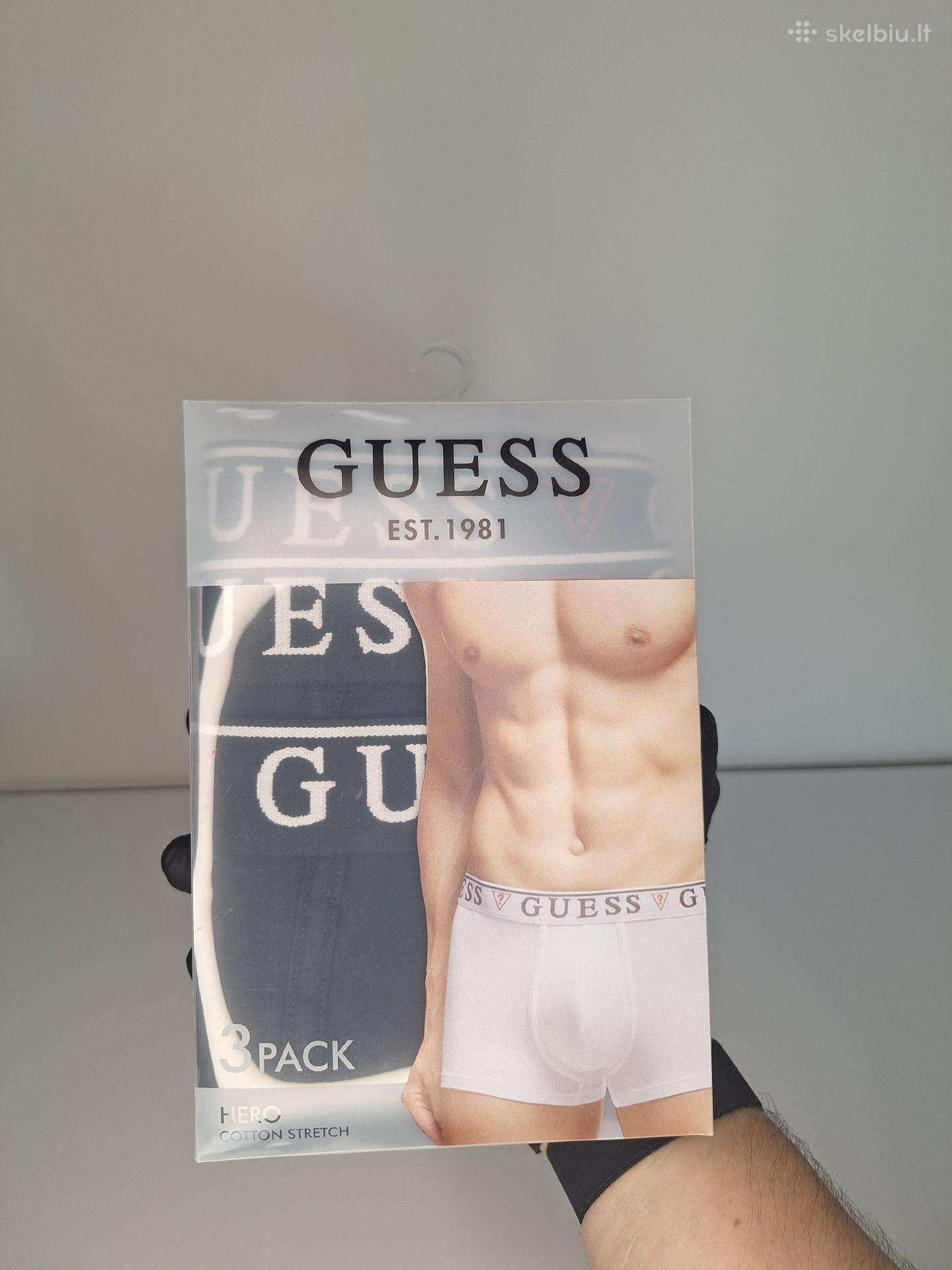 Nauji Guess vyriški apatiniai 3-pack XL