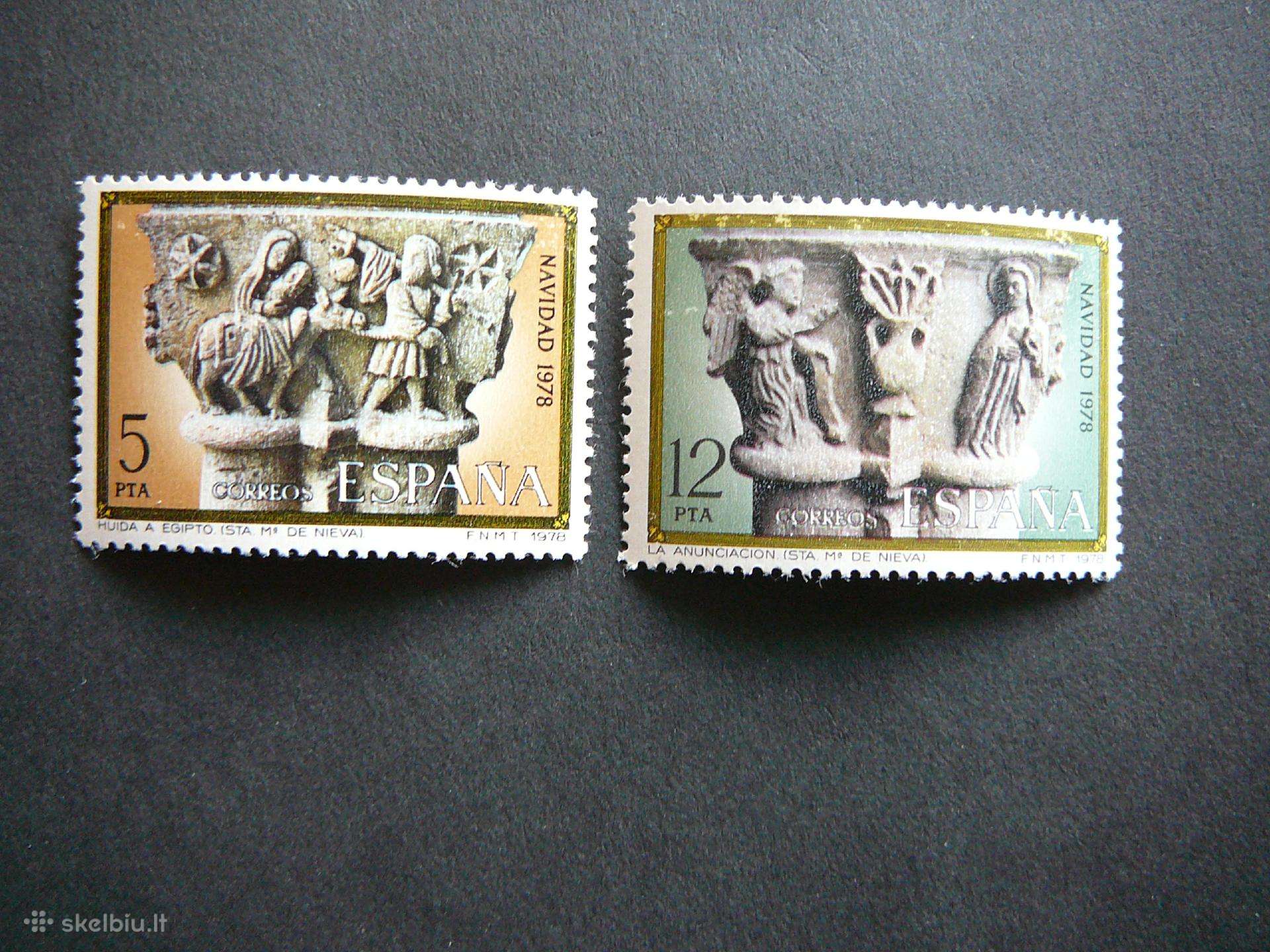 Sventos Kaledos Architektura Ispanija 1978 Mnh sp2
