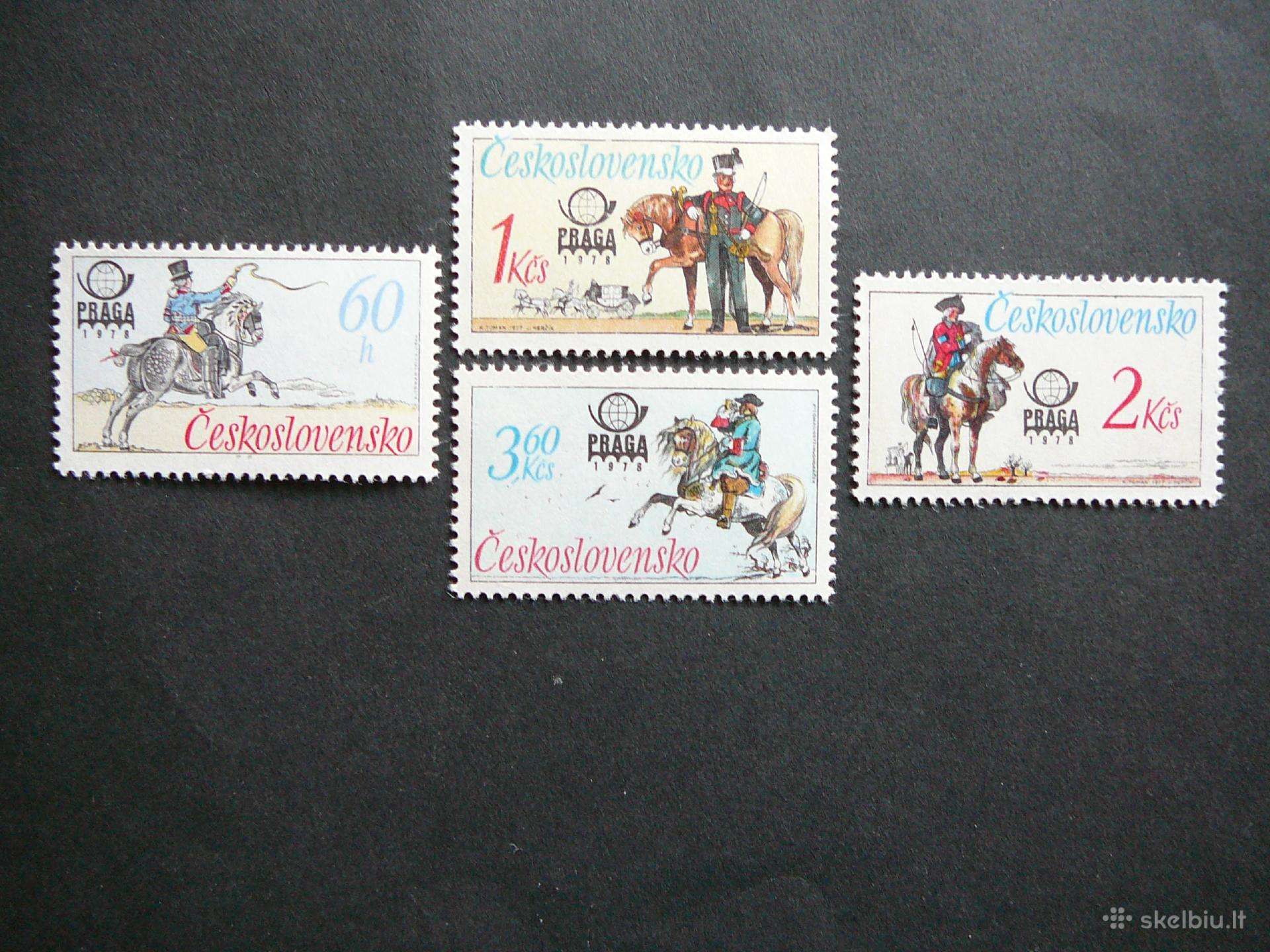 Arkliai Ekspo 78 Cekoslovakija 1977 Mnh ck51