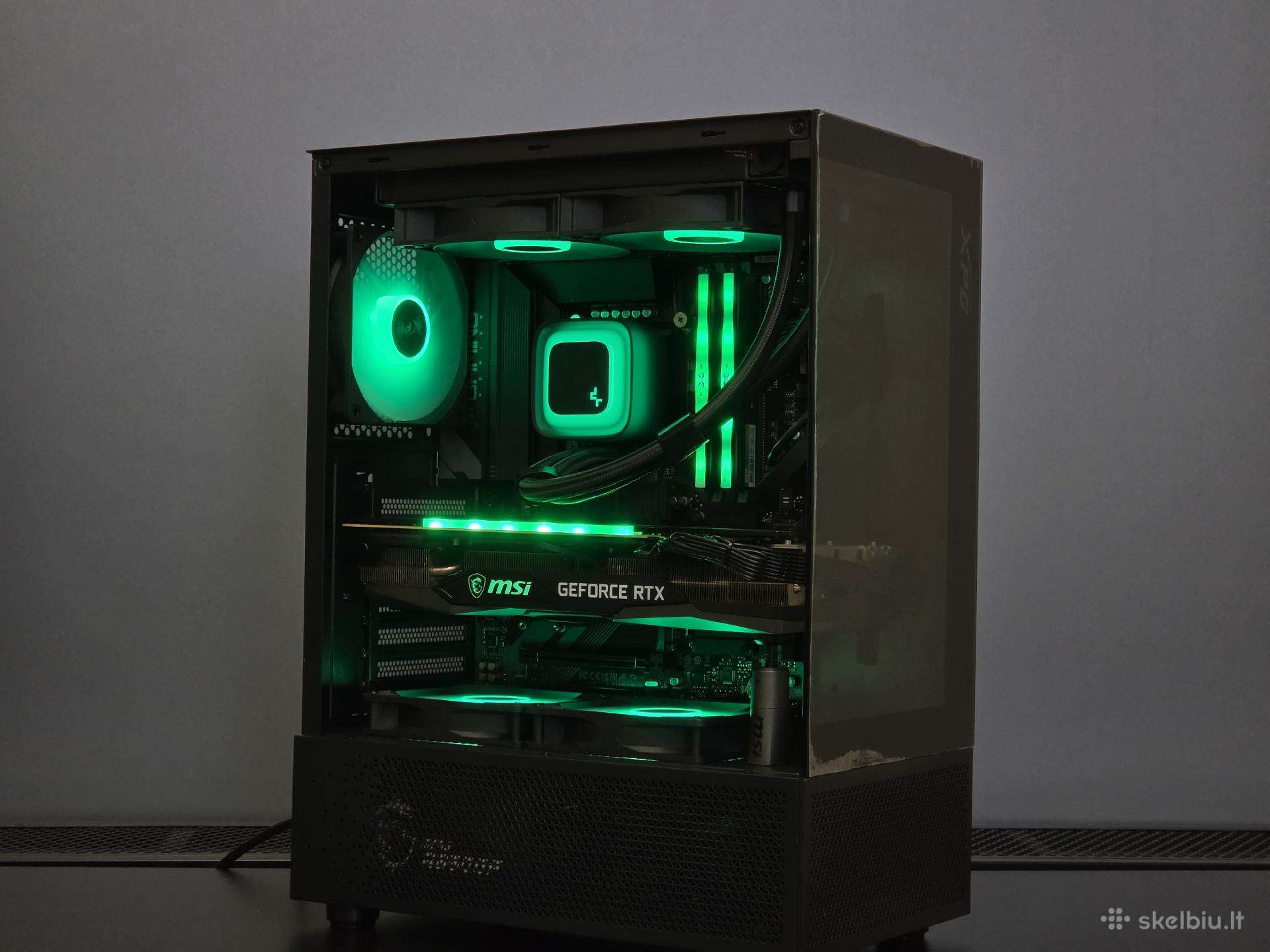 Rtx 3070 kompiuteris su Intel i5 13600kf