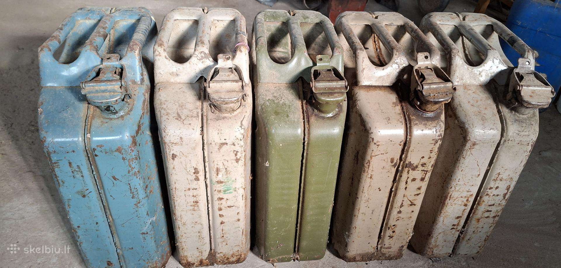 Metaliniai kanistrai 20 L
