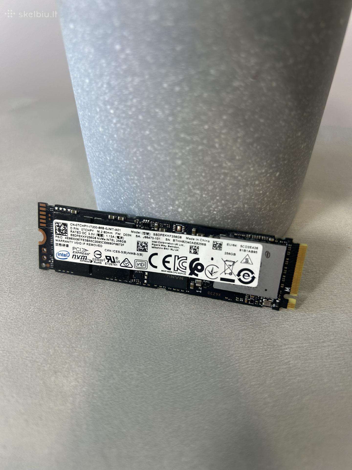 Intel SSD M2 intel 256gb Nvme