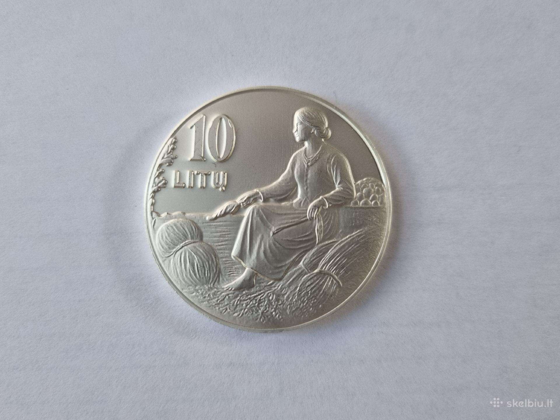 10 Litų 1924m Bandyminė moneta nebuvo išleista.